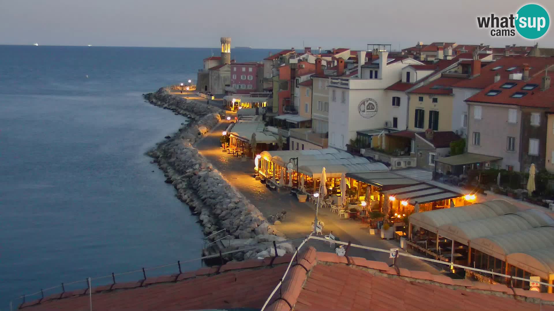 Pirano Webcam | Lungomare di Pirano | Hotel Piran
