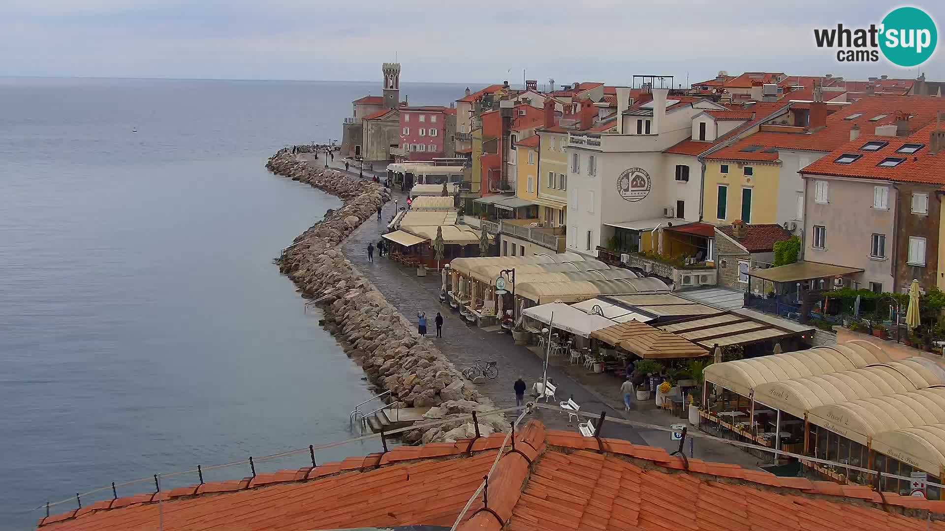 Pirano Webcam | Lungomare di Pirano | Hotel Piran