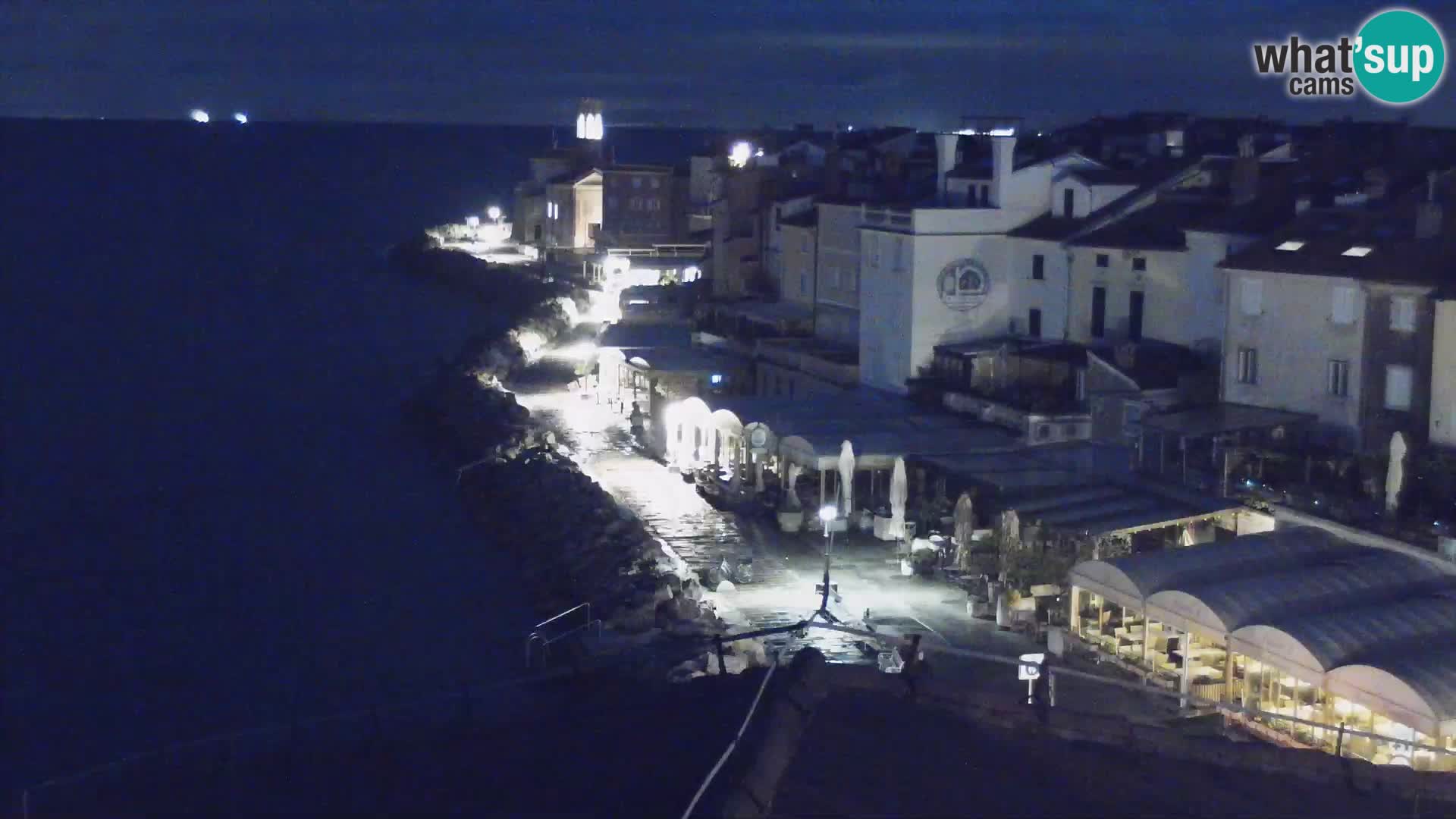 Pirano Webcam | Lungomare di Pirano | Hotel Piran