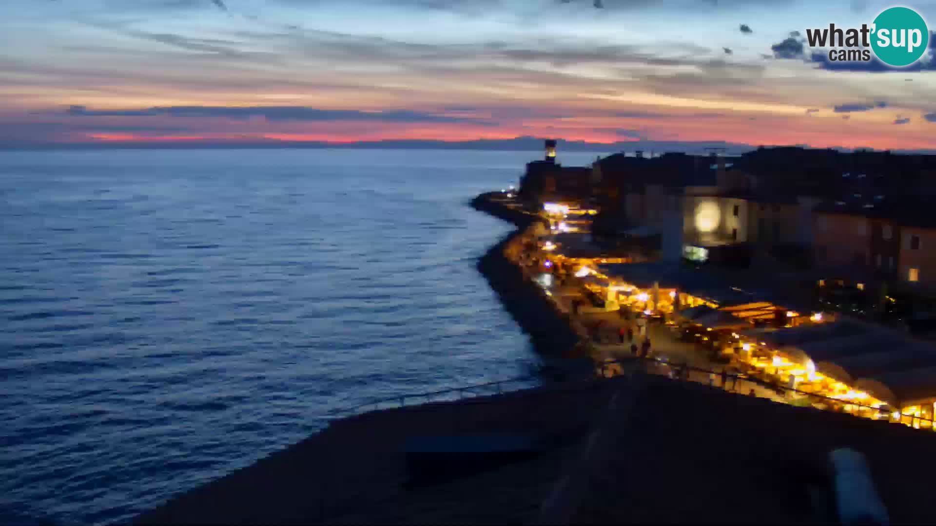 Spletna kamera Piran punta | Piransko nabrežje ¨- Hotel Piran