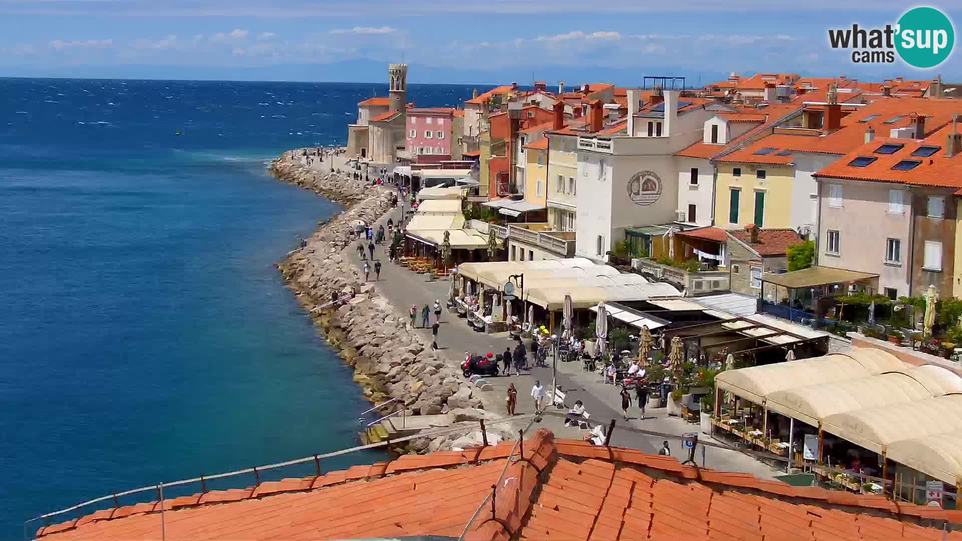 Pirano Webcam | Lungomare di Pirano | Hotel Piran