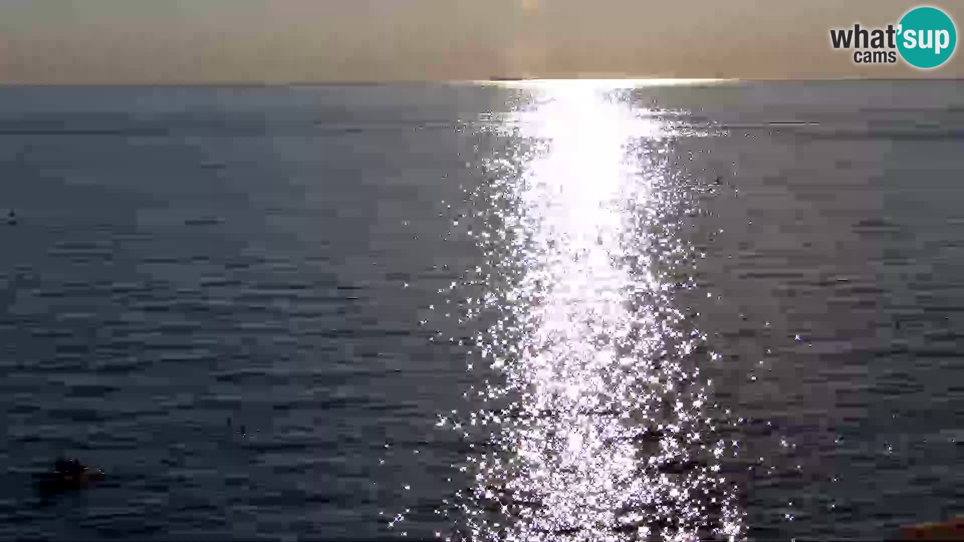 PIRAN Webcam | Strandpromenade Punta | Hotel Piran