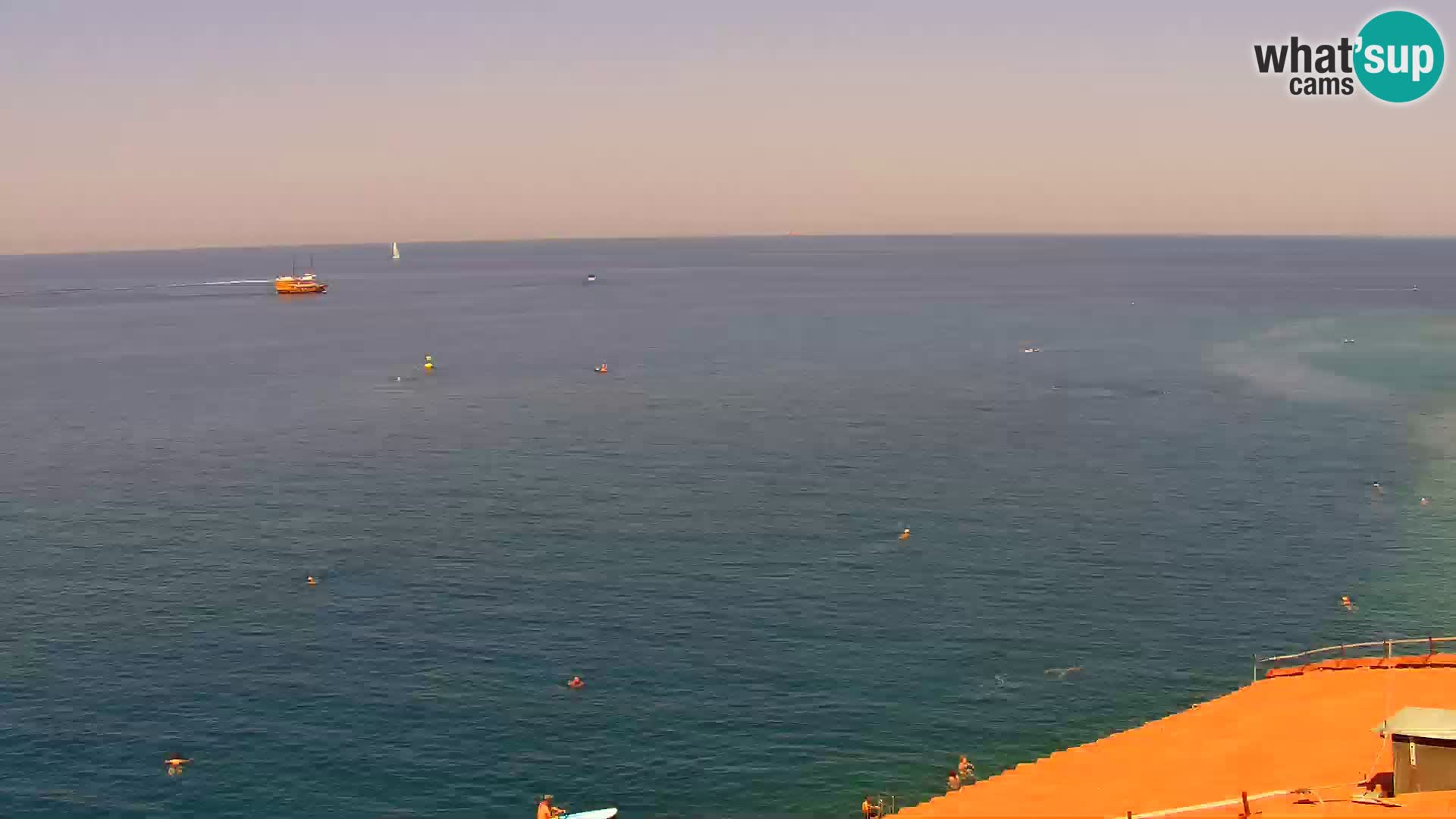 PIRAN Webcam | Strandpromenade Punta | Hotel Piran