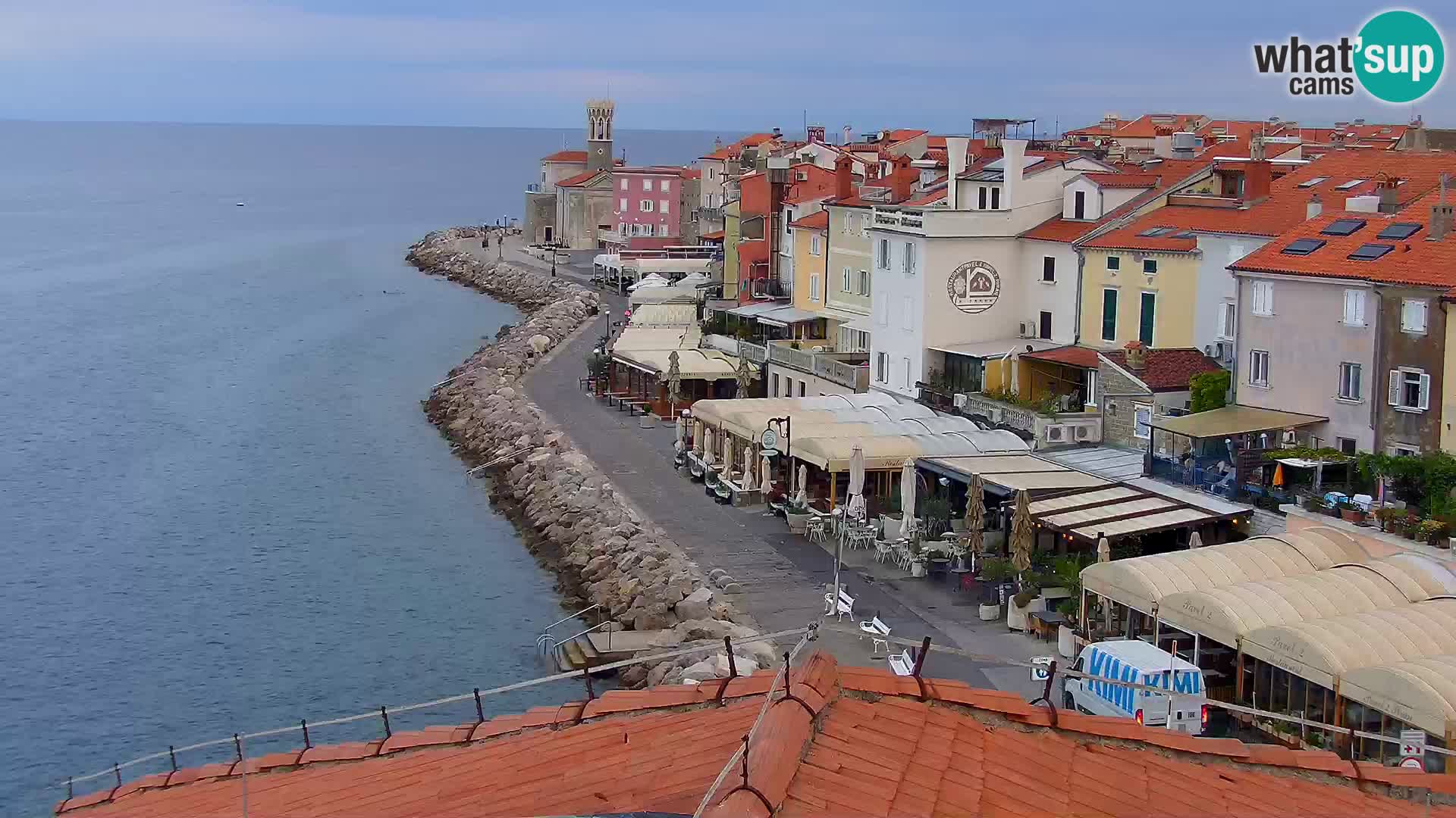 Pirano Webcam | Lungomare di Pirano | Hotel Piran