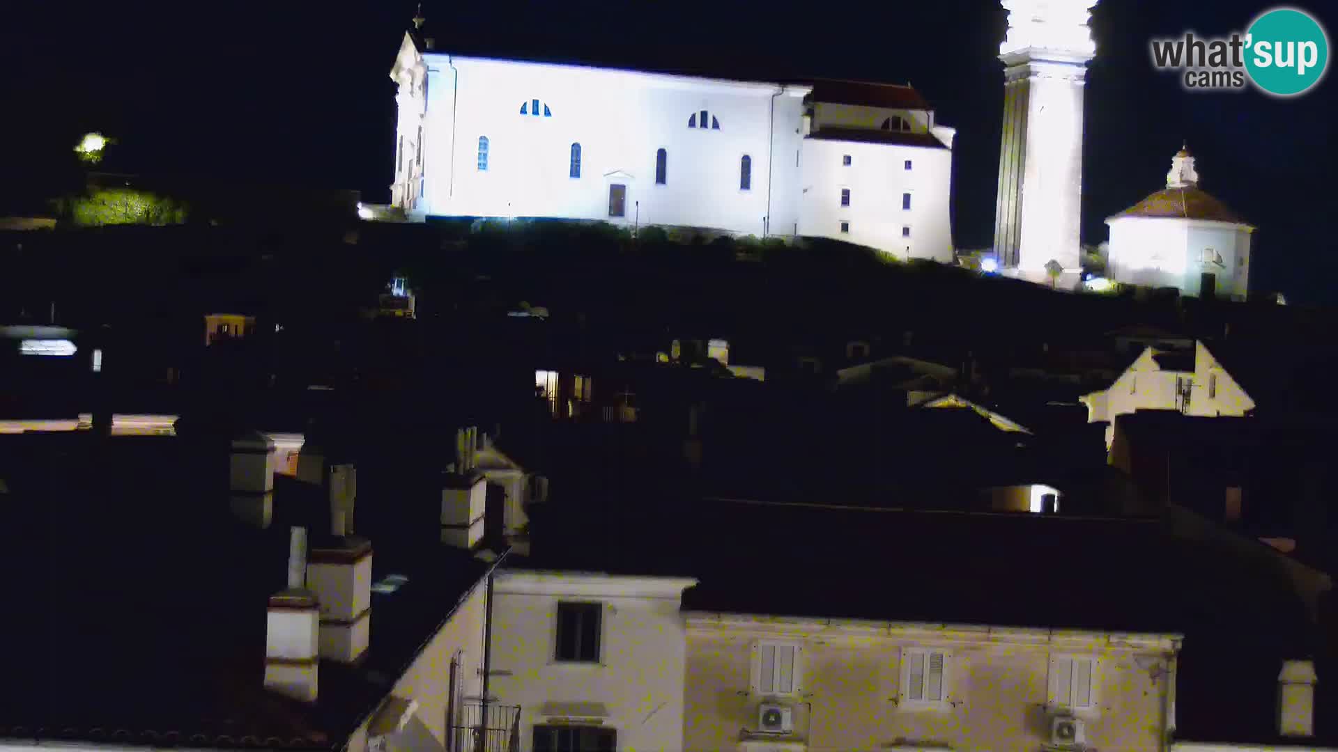 PIRAN Webcam | Strandpromenade Punta | Hotel Piran