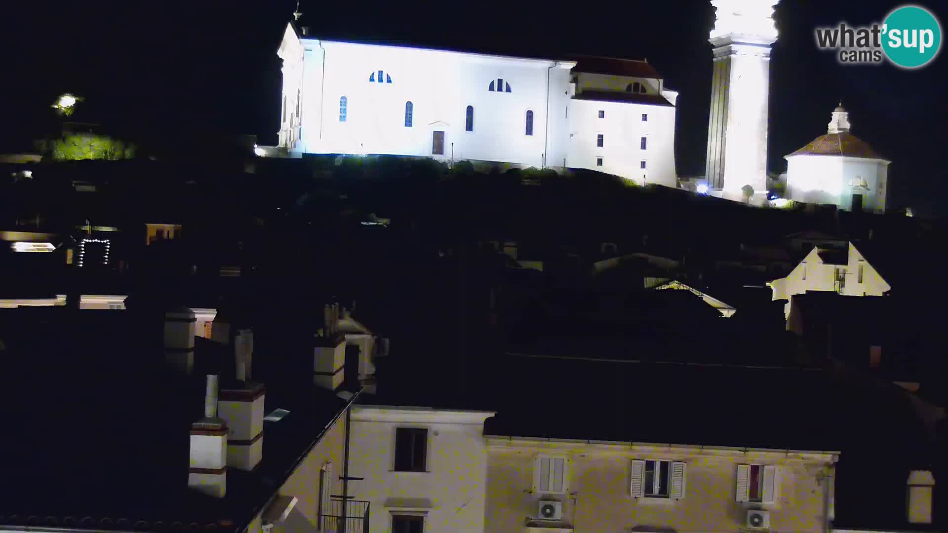 PIRAN Webcam | Strandpromenade Punta | Hotel Piran