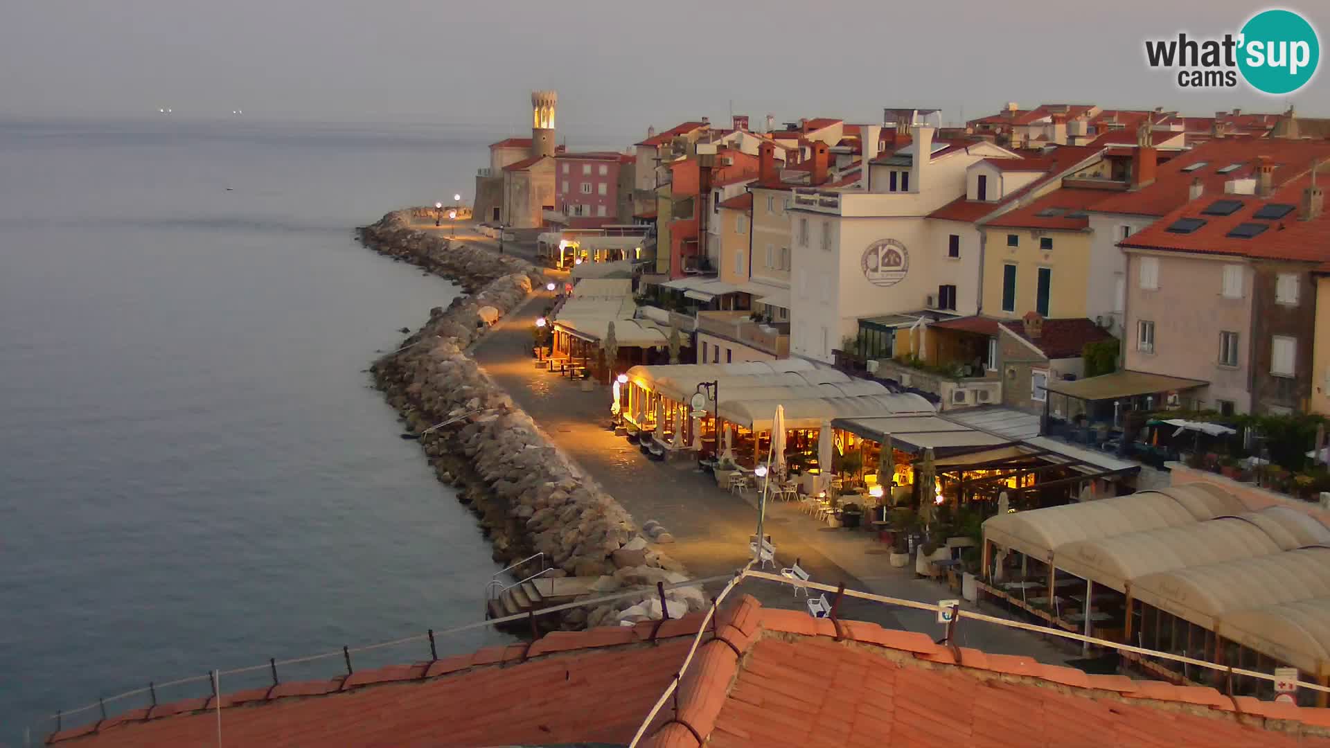 Pirano Webcam | Lungomare di Pirano | Hotel Piran