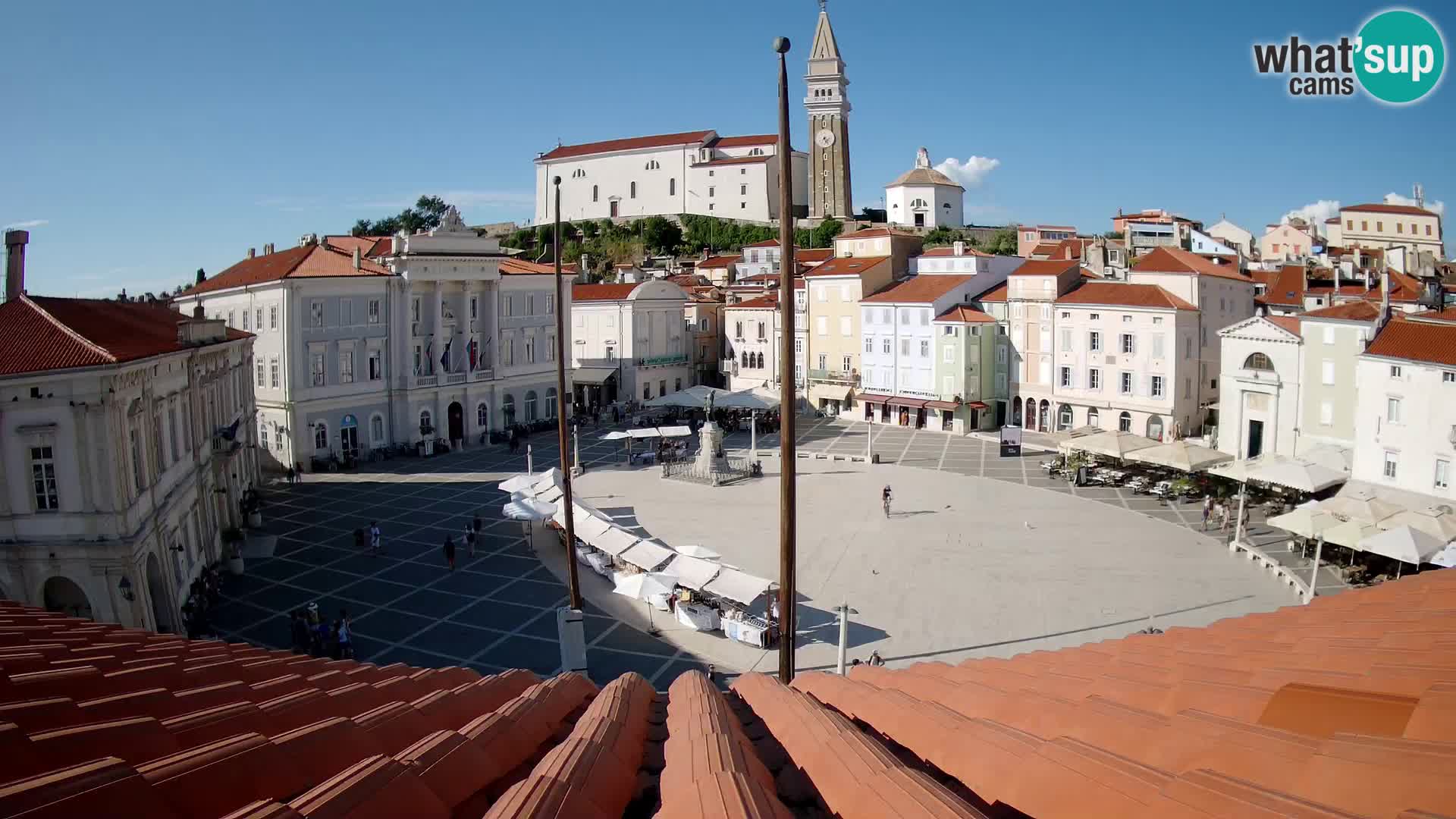 Webcam Piran – Tartini square