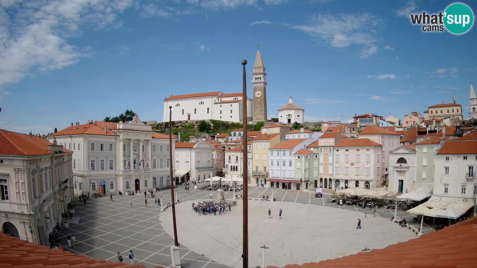 Webcam Piran – Tartini square