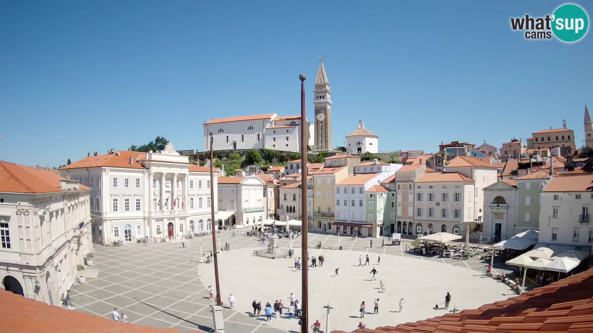 Webcam live Piran – Tartini platz