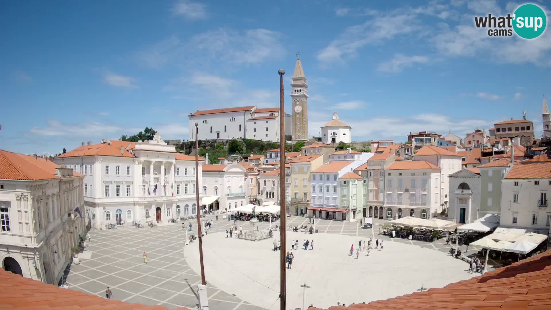 Webcam Piran – Tartini square