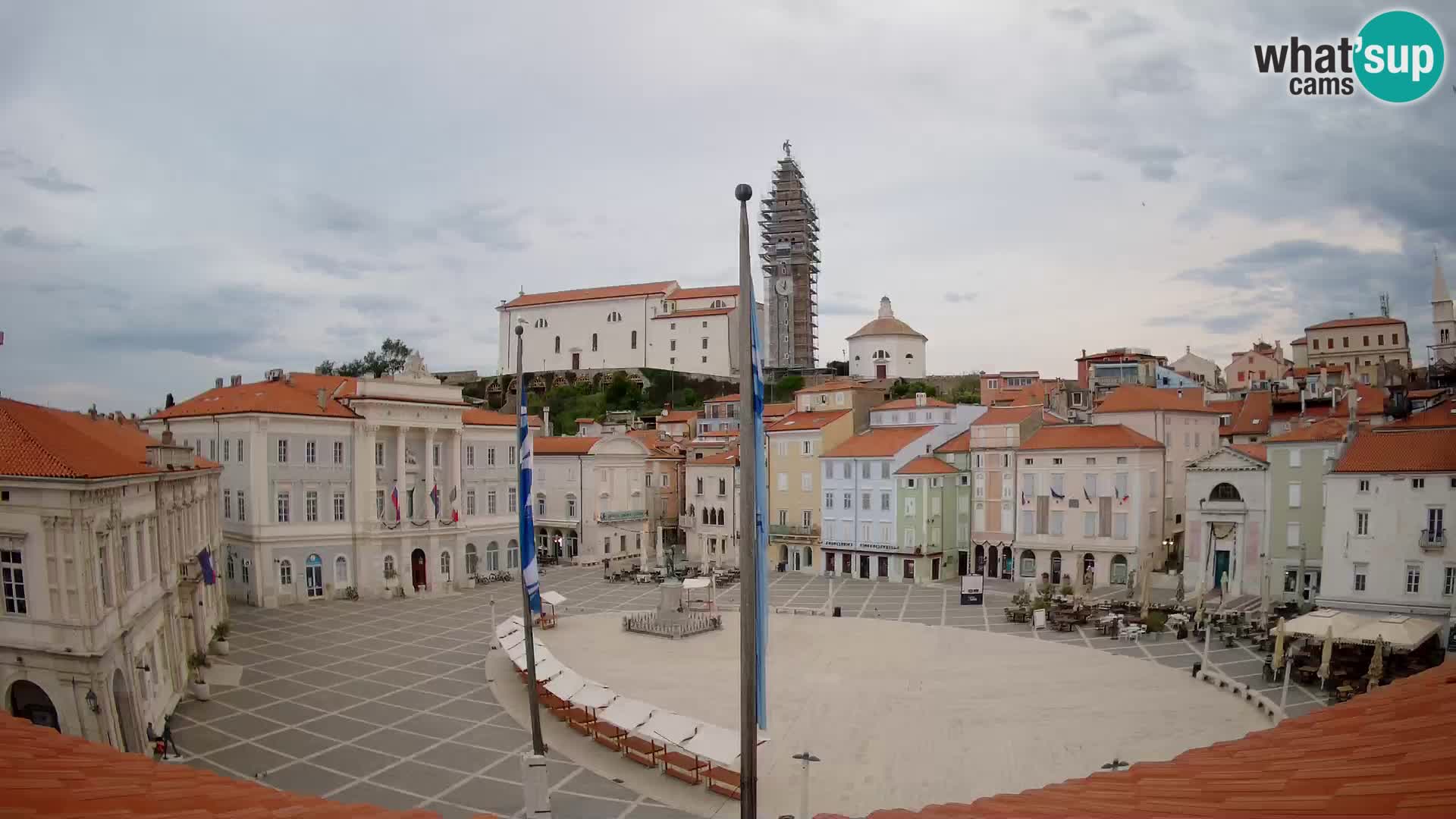 Webcam Piran – Tartini square