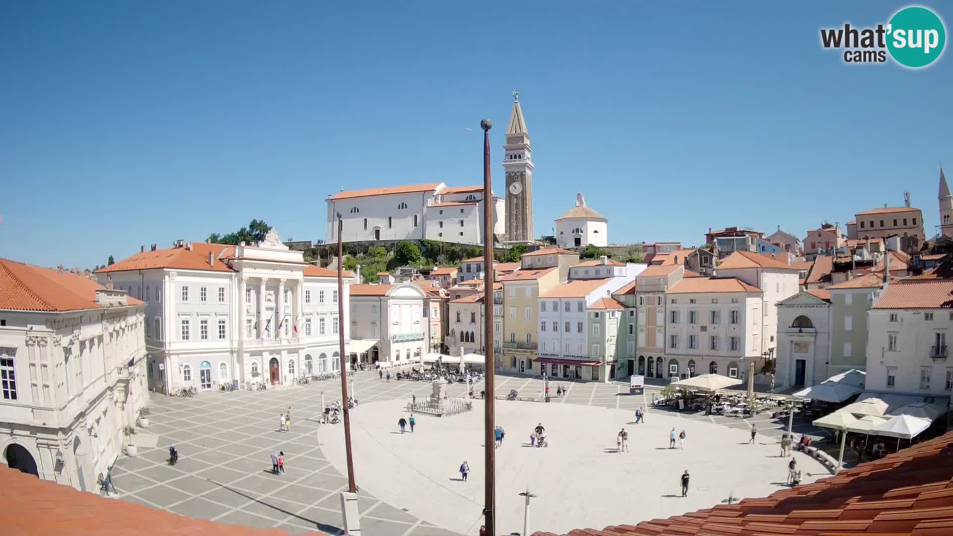 Kamera v živo Piran – Tartinijev trg