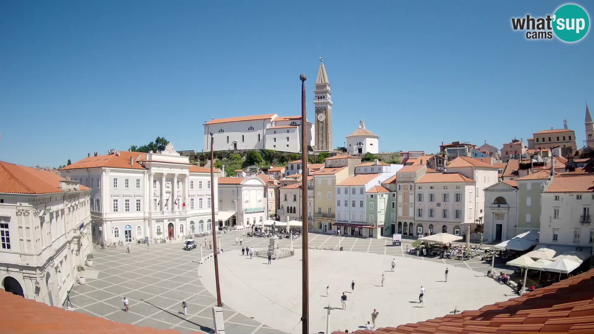 Webcam Piran – Tartini square