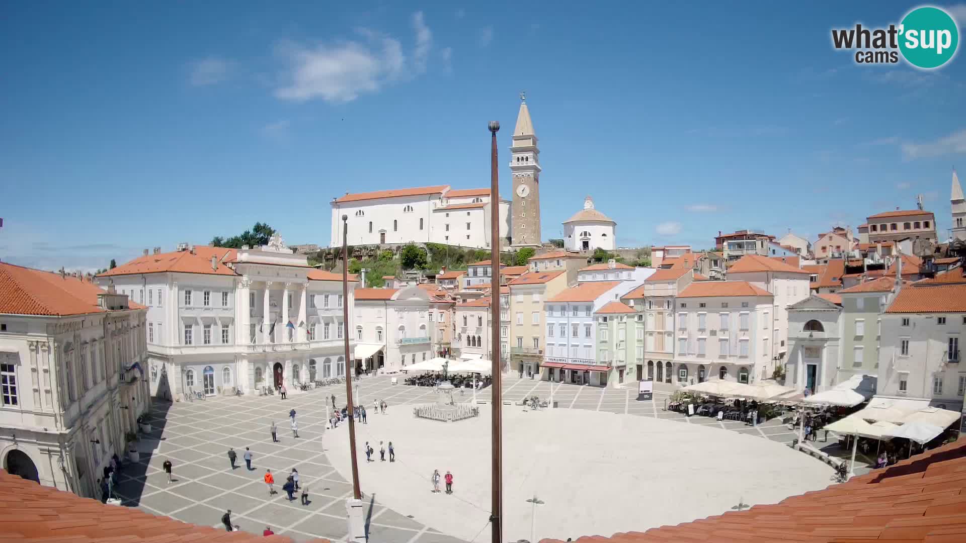 Webcam Piran – Tartini square