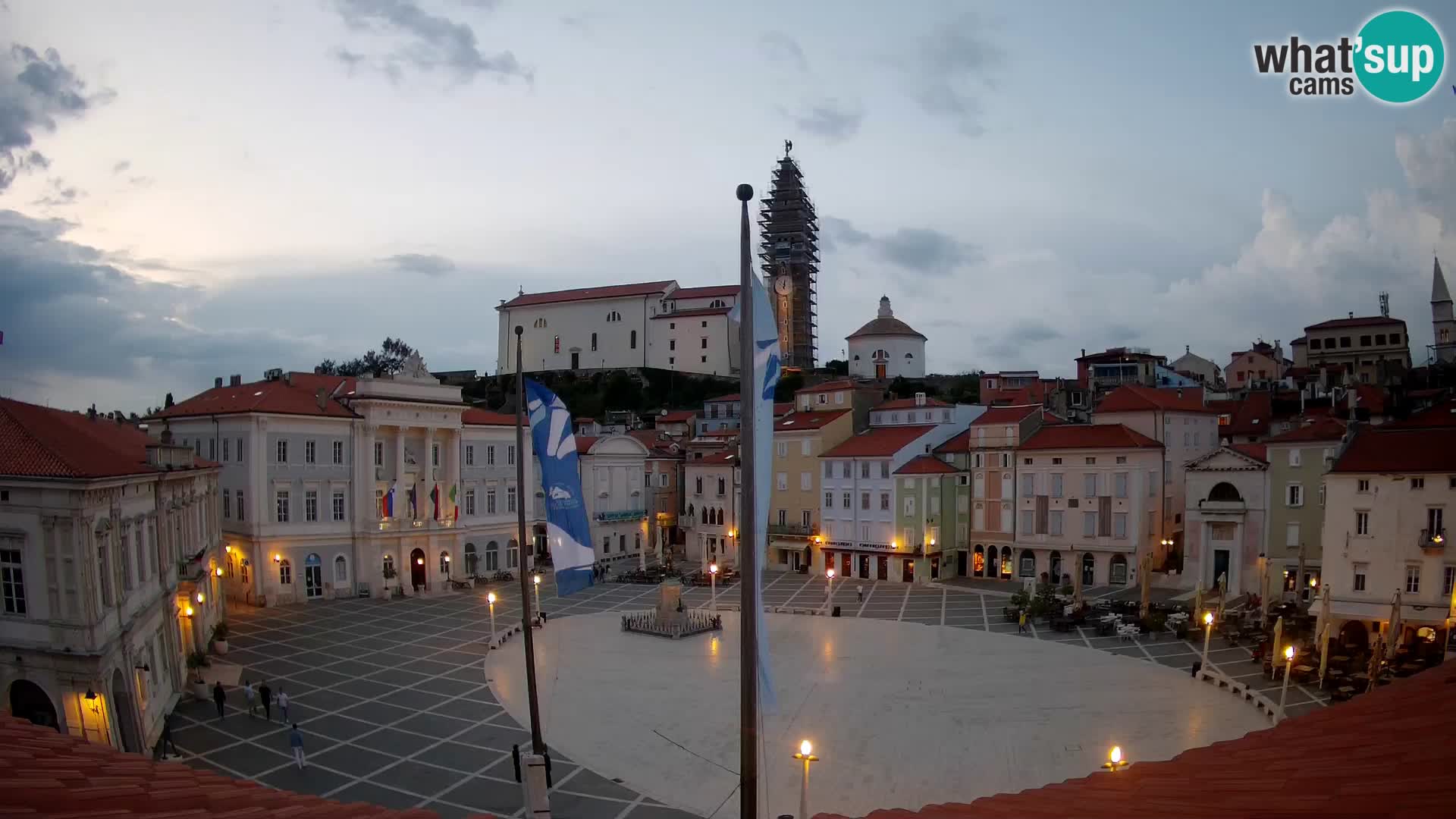 Live Webcam Piran – Tartini square – Art Hotel