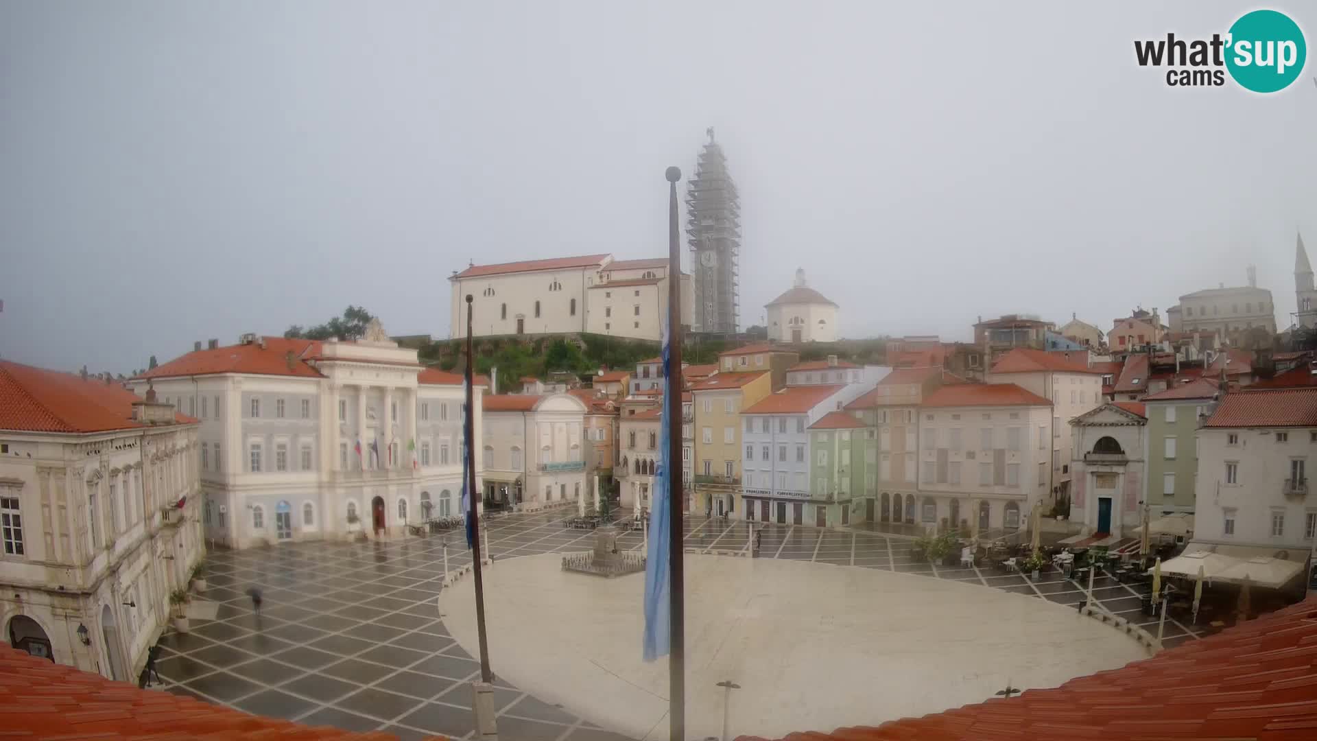 Webcam Piran – Plaza Tartini “Mestna Kavarna”