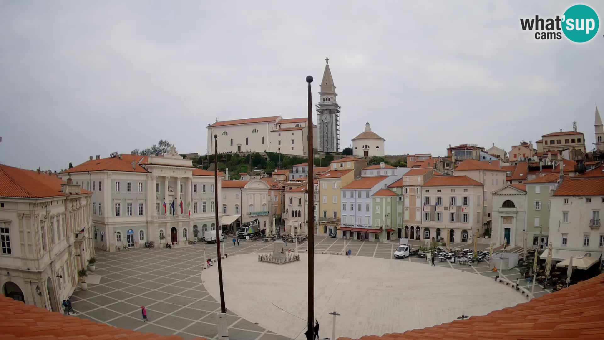 Webcam Live Piran – Carre Tartini “Mestna Kavarna”