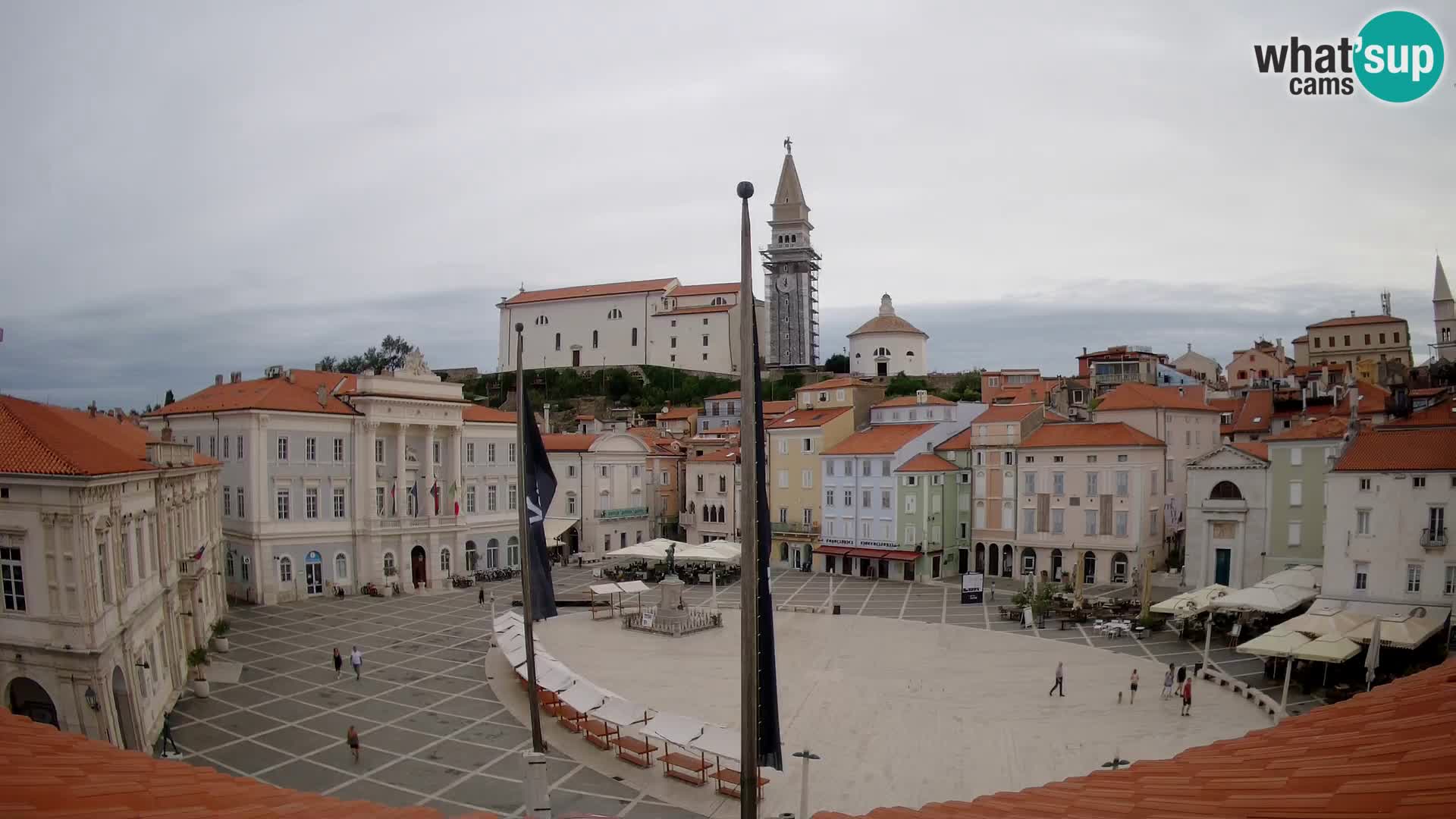 Live Webcam Piran – Tartini square – Art Hotel