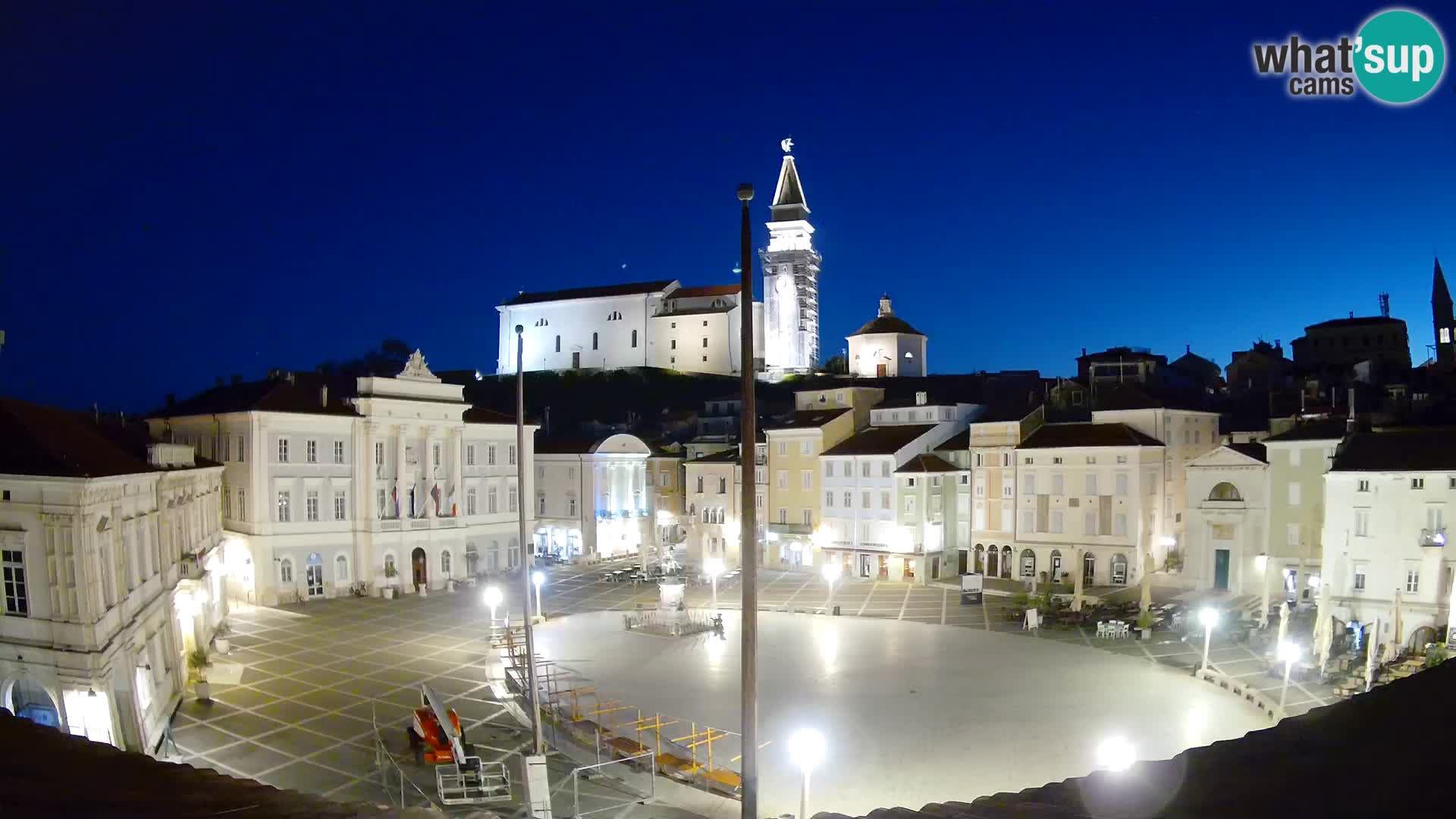 Webcam live Piran – Tartini platz