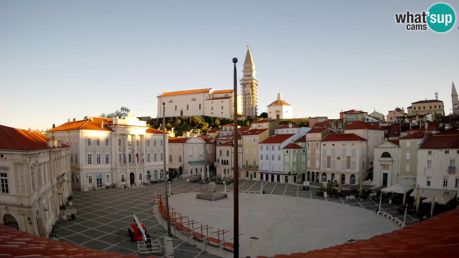 Webcam live Piran – Tartini platz