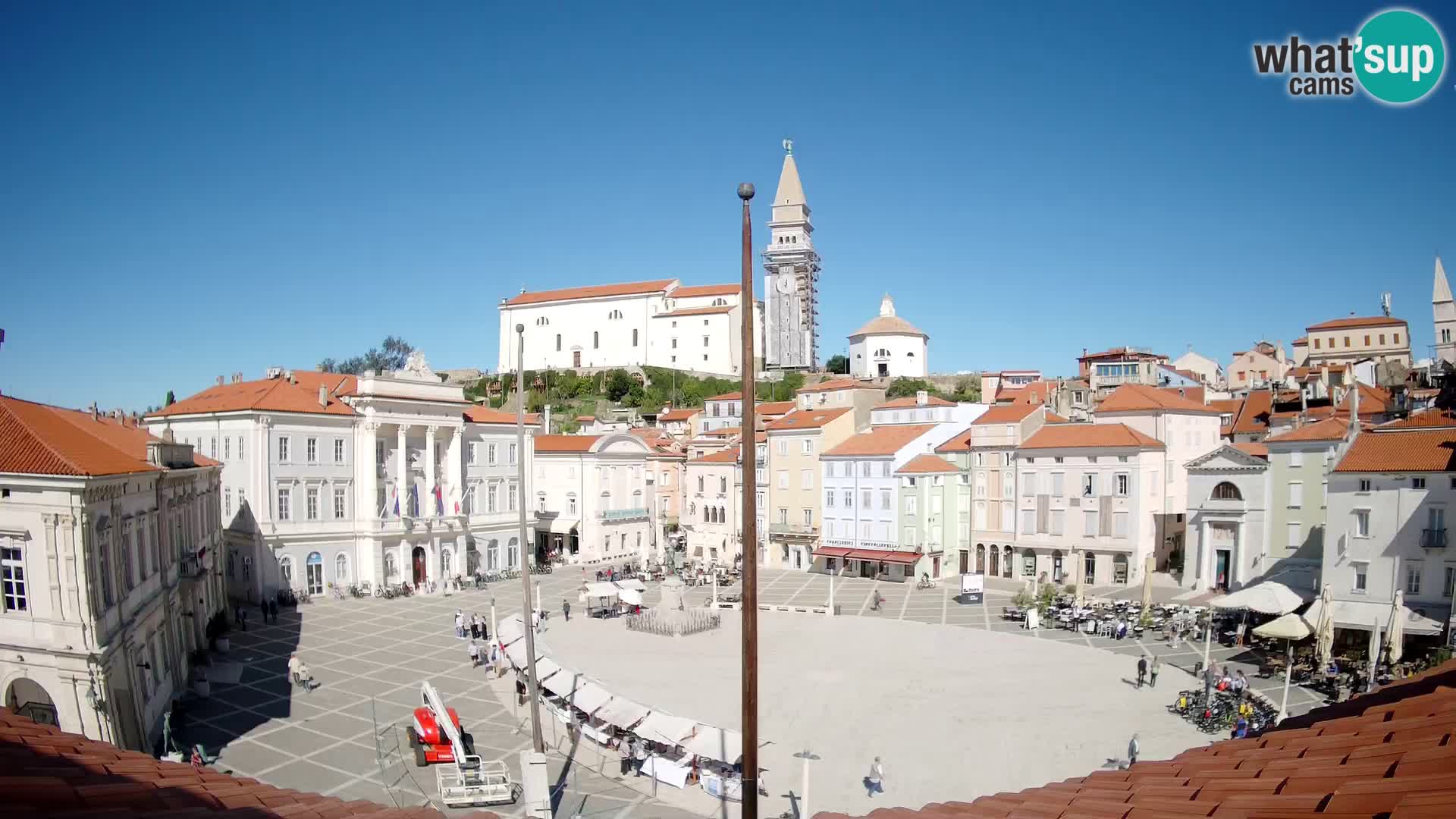 Webcam Piran – Tartini square