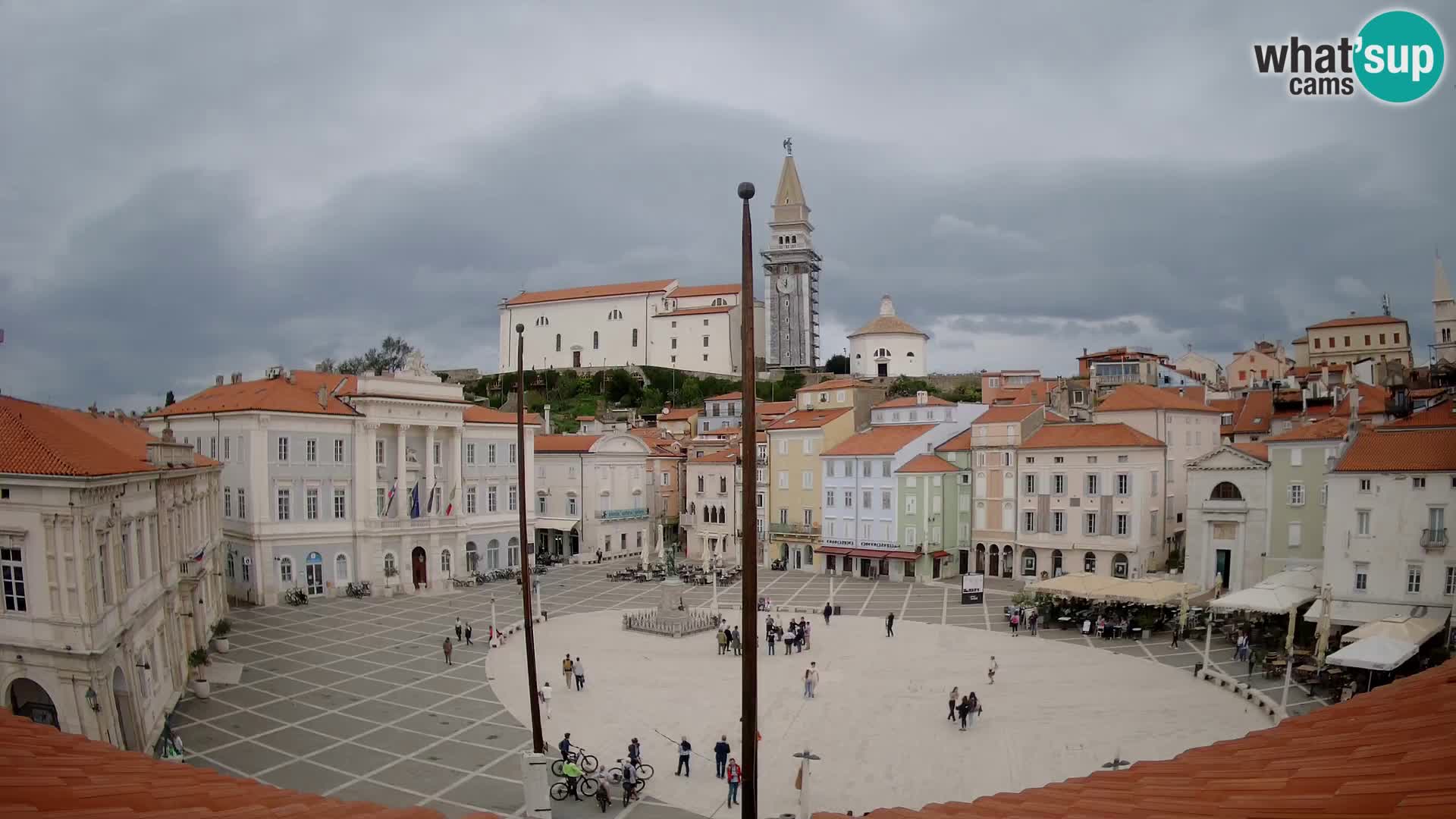 Webcam Piran – Plaza Tartini “Mestna Kavarna”