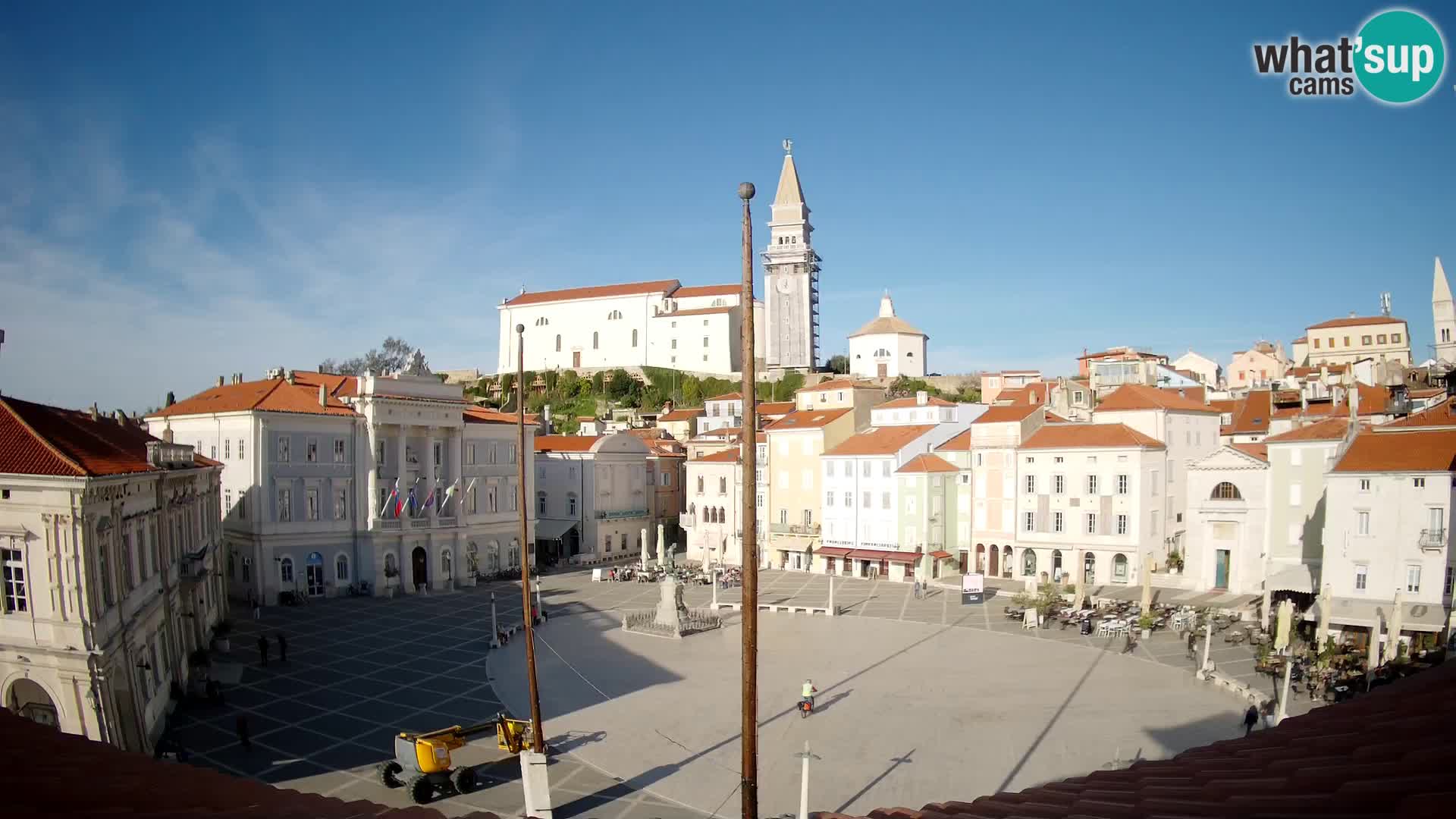 Webcam Piran – Tartini platz – Art Hotel Tartini