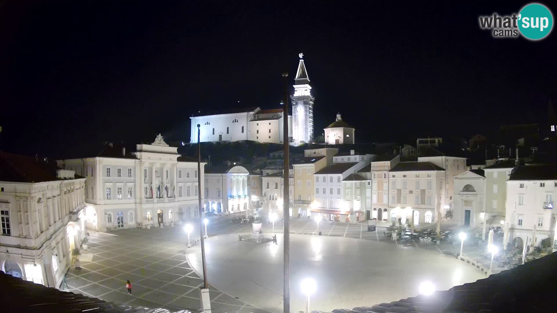 Live Webcam Piran – Tartini square – Art Hotel