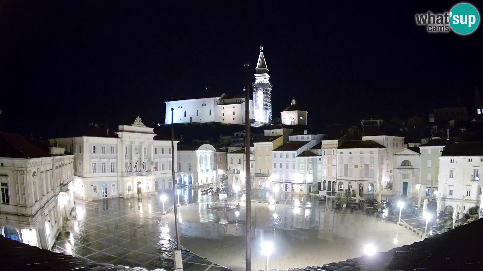 Webcam Piran – Plaza Tartini “Mestna Kavarna”