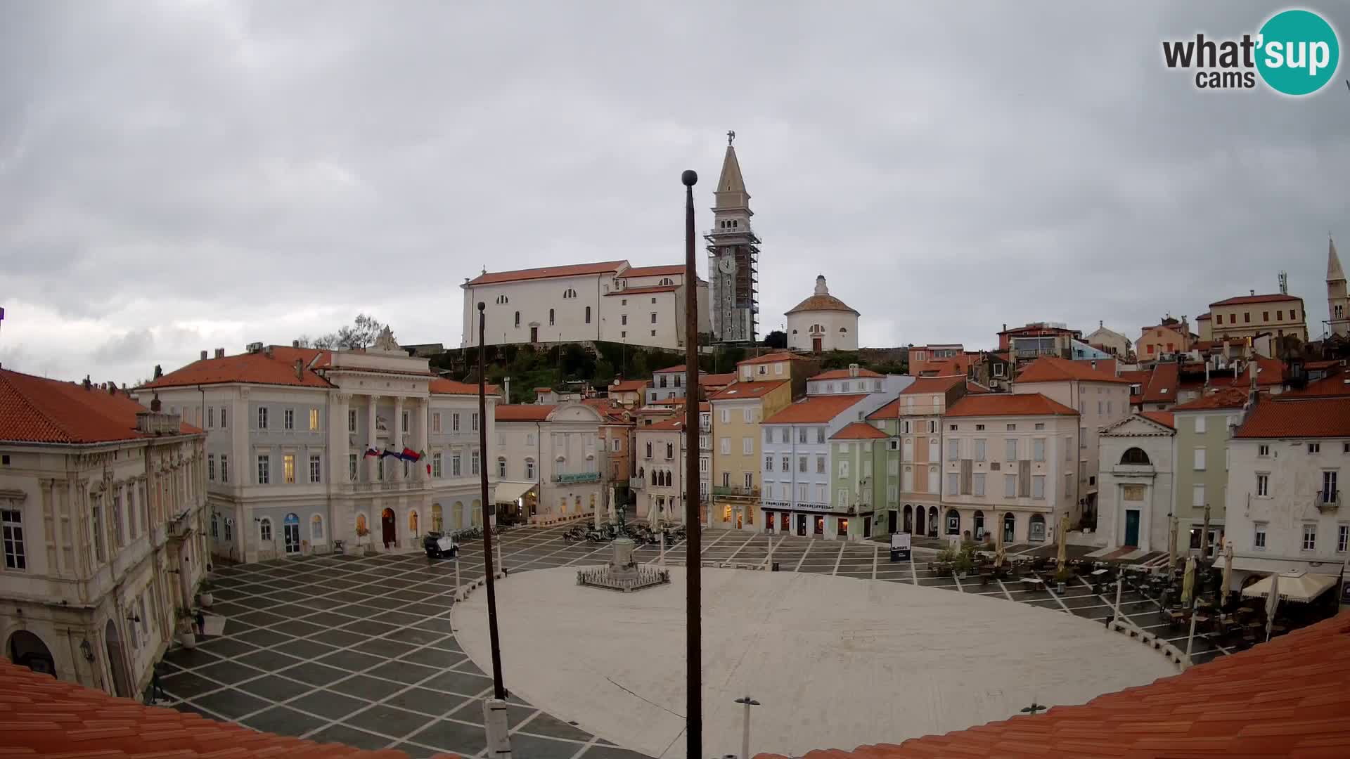 Webcam Piran – Tartini platz – Art Hotel Tartini