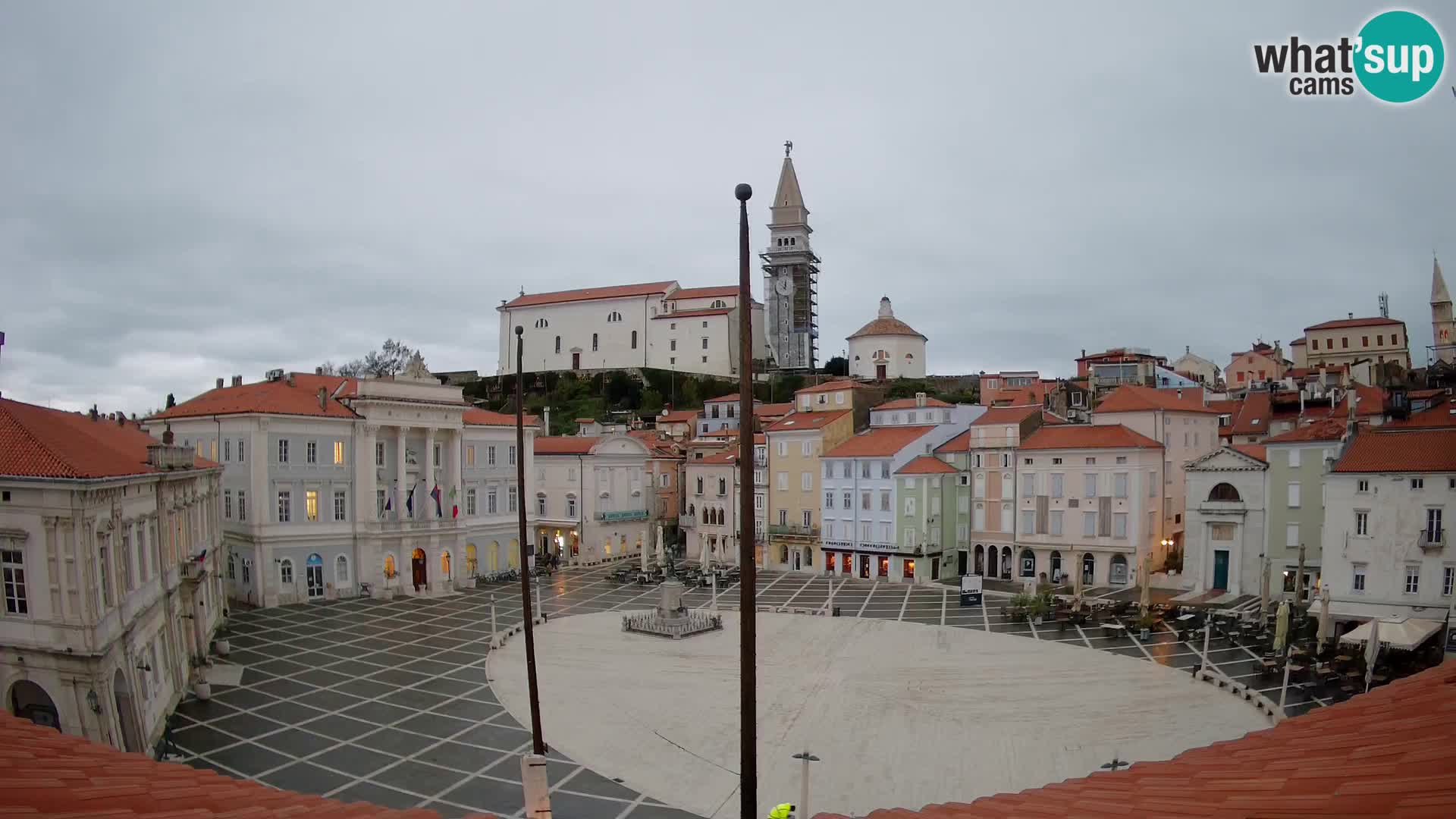 Webcam Piran – Plaza Tartini “Mestna Kavarna”