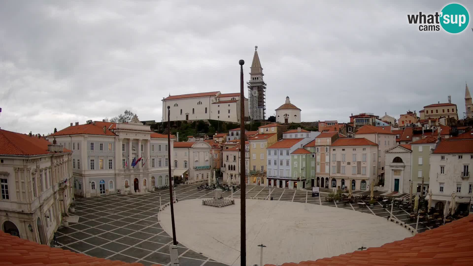 Webcam Piran – Plaza Tartini “Mestna Kavarna”