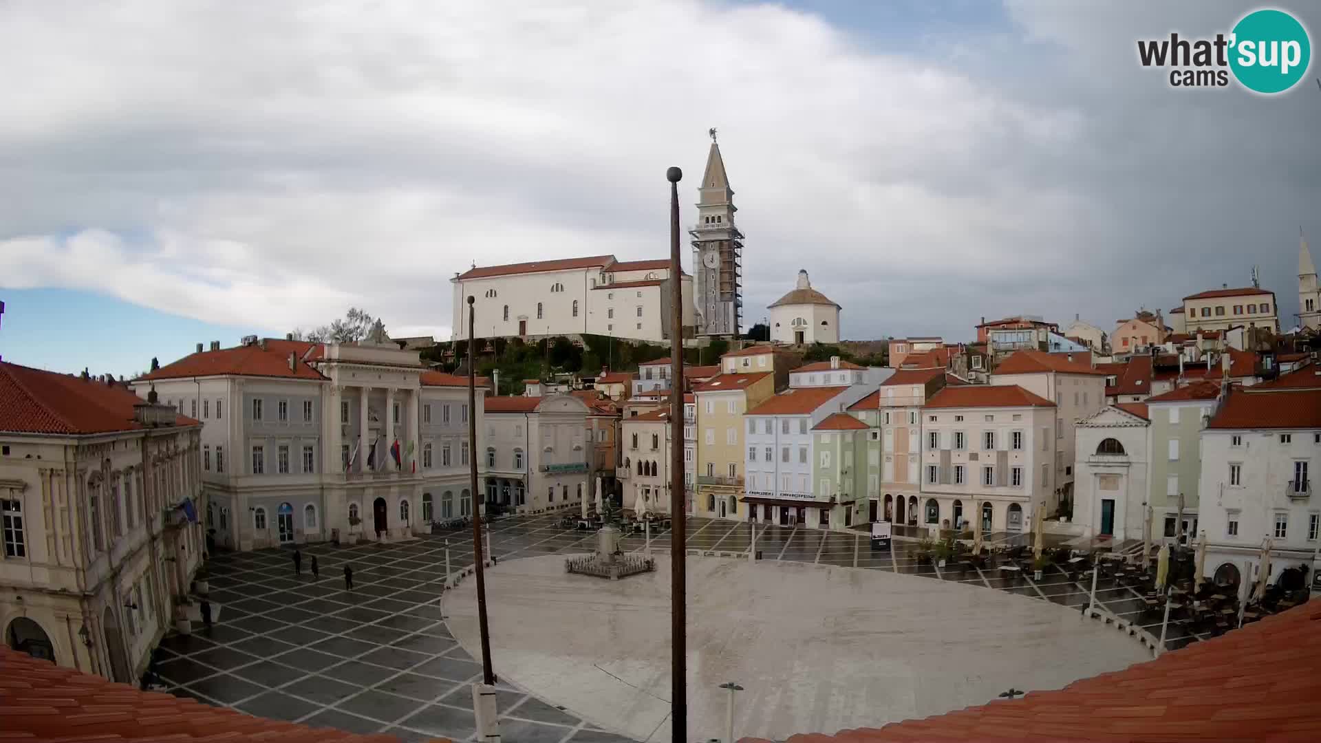 Webcam Piran – Tartini platz – Art Hotel Tartini