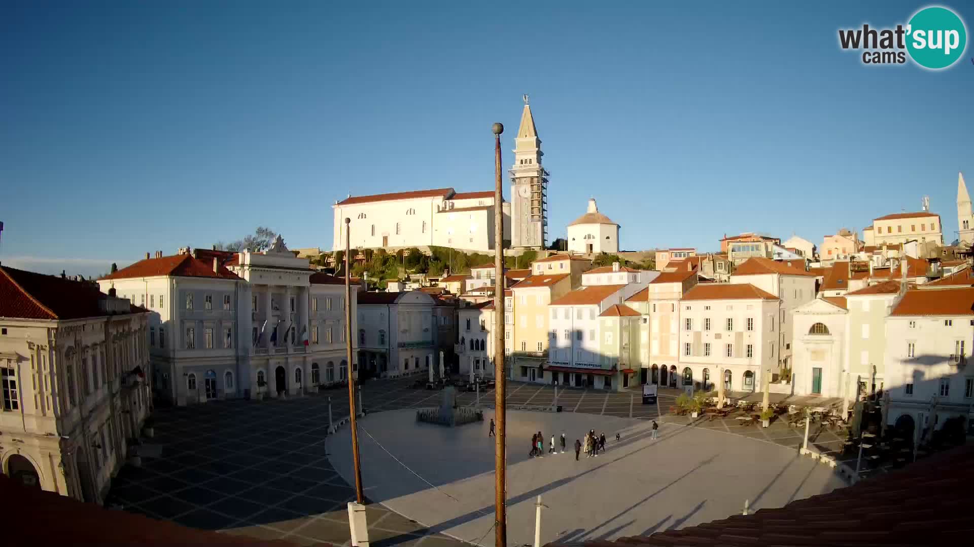 Webcam Piran – Plaza Tartini “Mestna Kavarna”