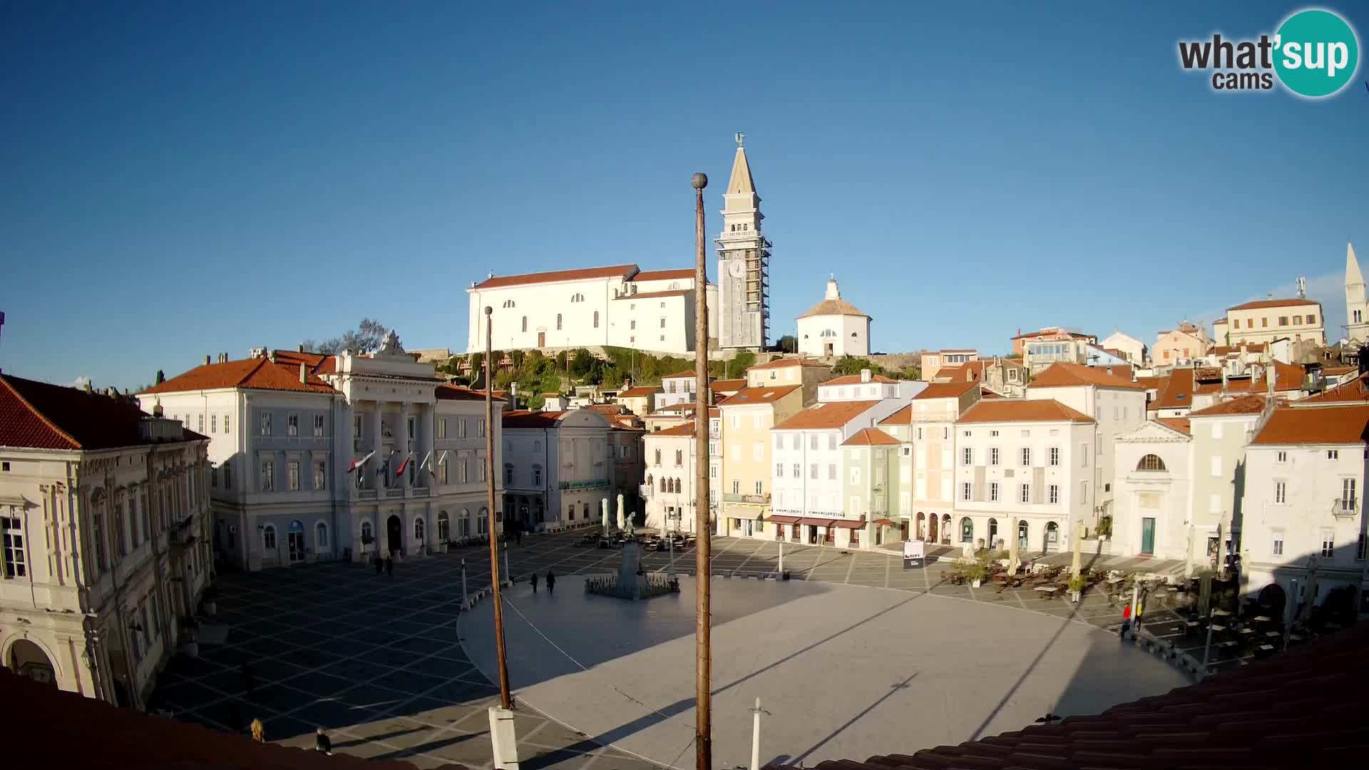 Webcam Piran – Plaza Tartini “Mestna Kavarna”