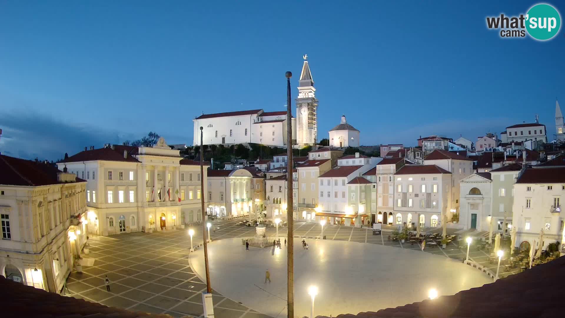 Webcam Piran – Plaza Tartini “Mestna Kavarna”