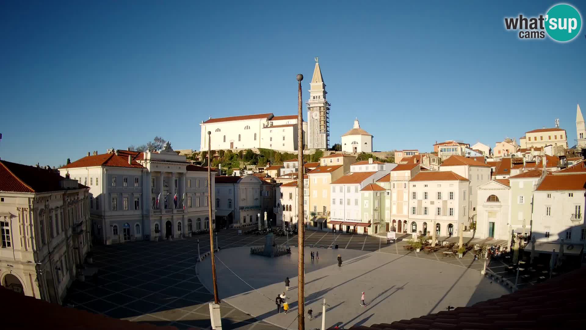 Kamera Piran v Živo – Tartinijev trg