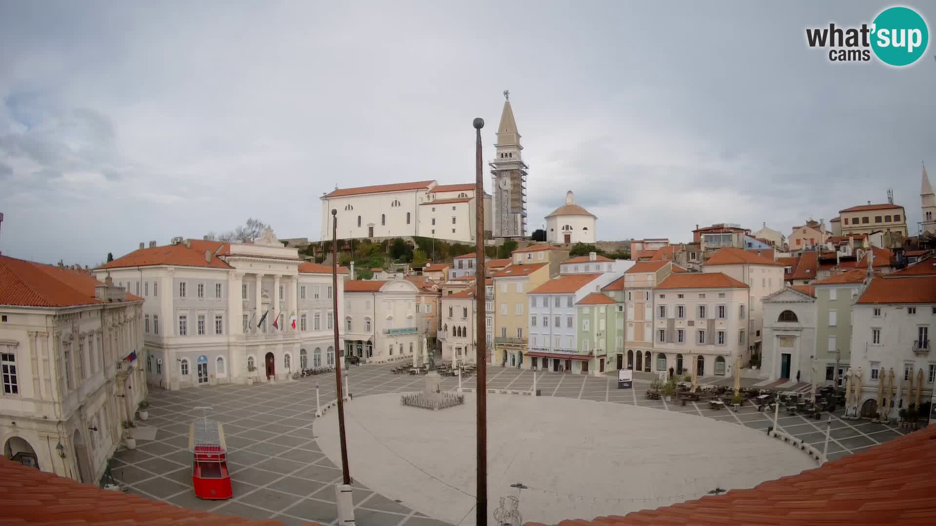 Webcam Pirano | Piran – Piazza Tartini – Art Hotel