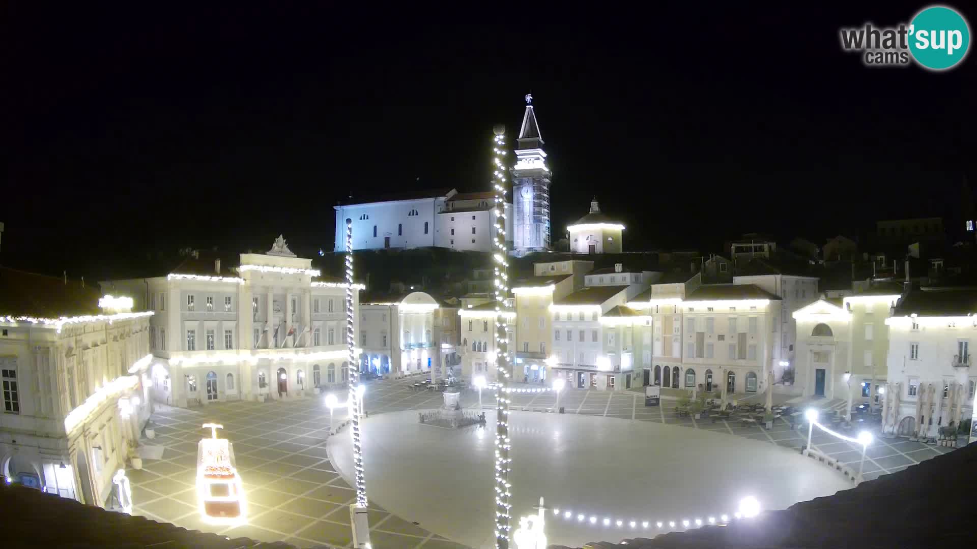 Webcam Piran – Plaza Tartini “Mestna Kavarna”