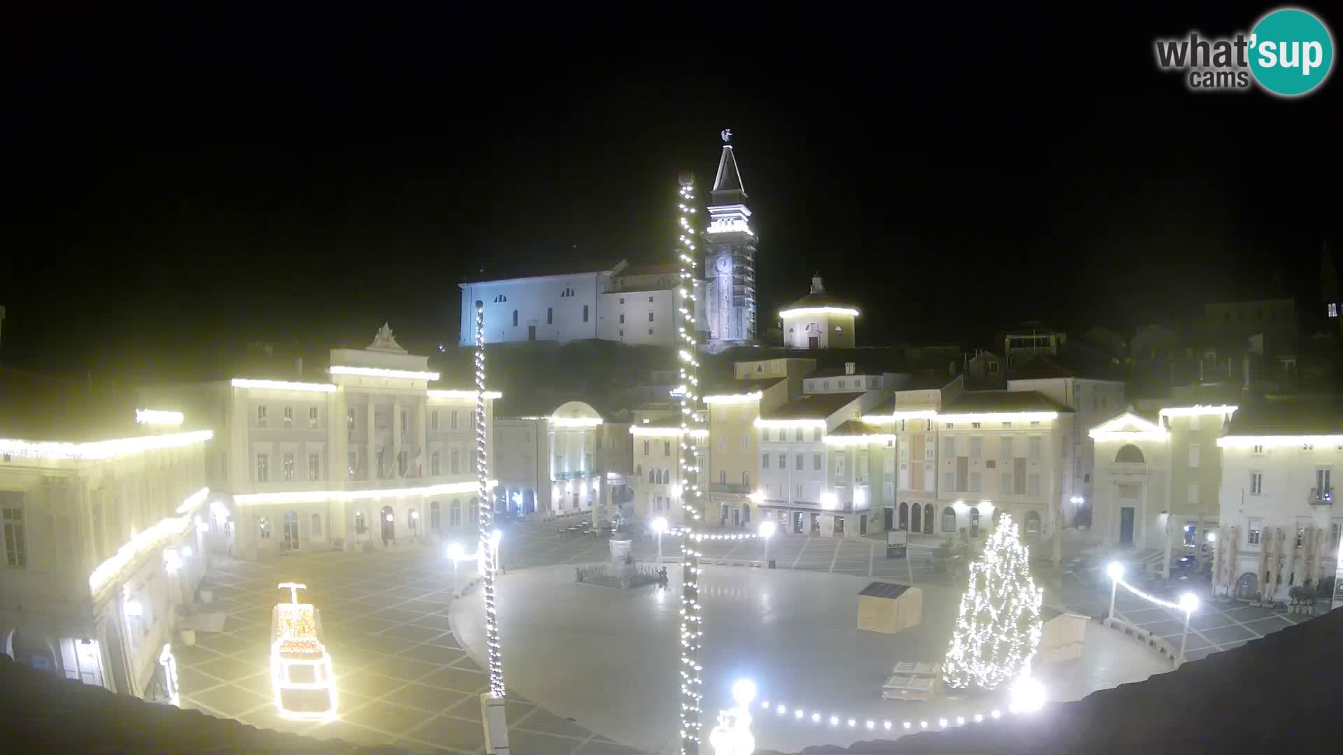 Webcam Piran – Tartini platz – Art Hotel Tartini