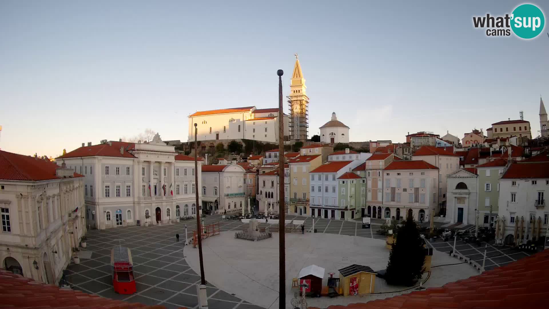 Live Webcam Piran – Tartini square – Art Hotel