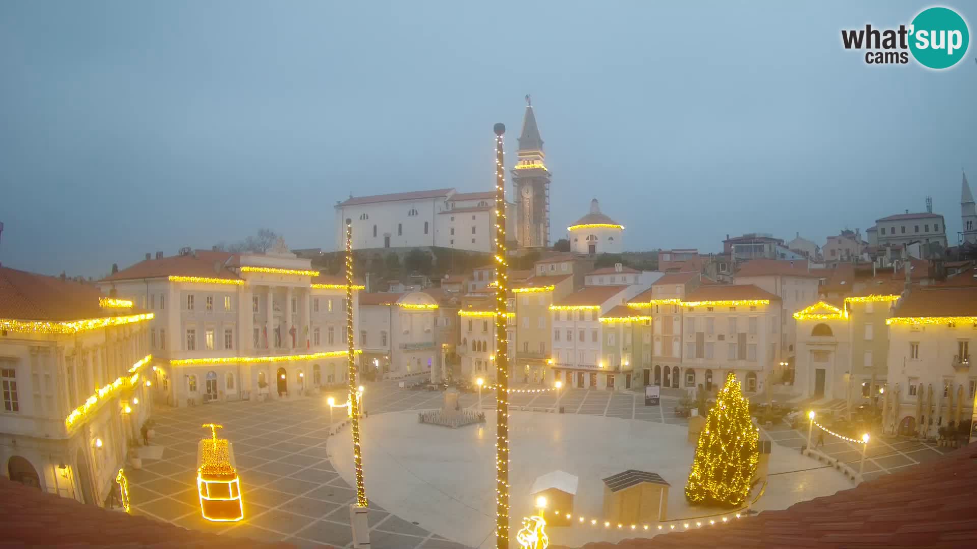 Webcam Pirano | Piran – Piazza Tartini – Art Hotel