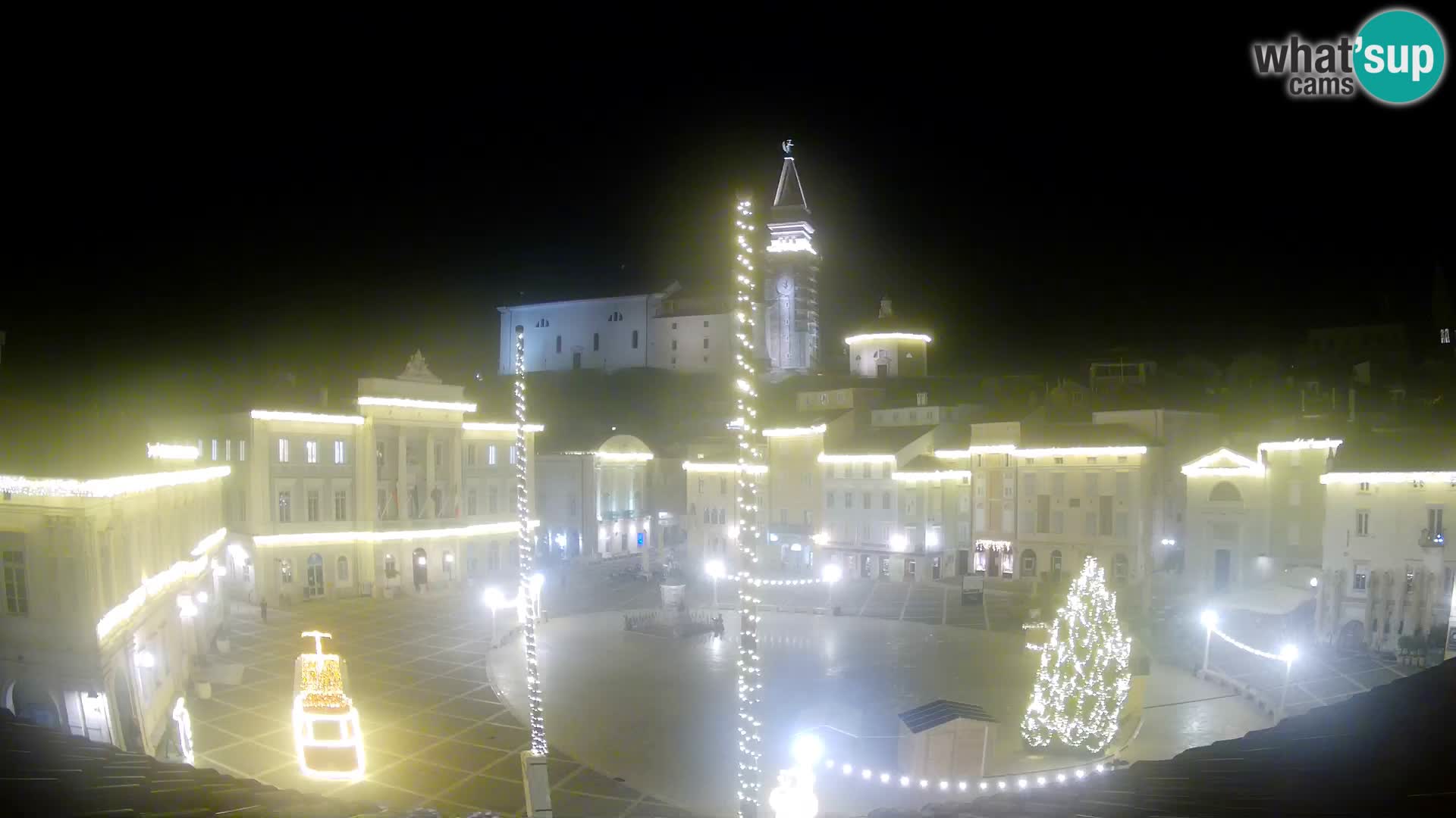 Webcam Piran – Plaza Tartini “Mestna Kavarna”