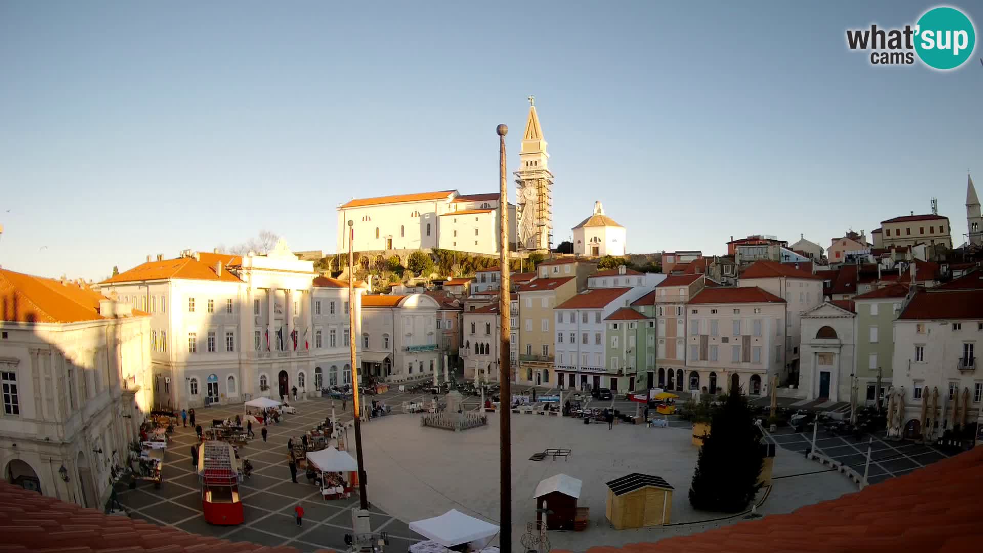 Webcam Piran – Tartini square