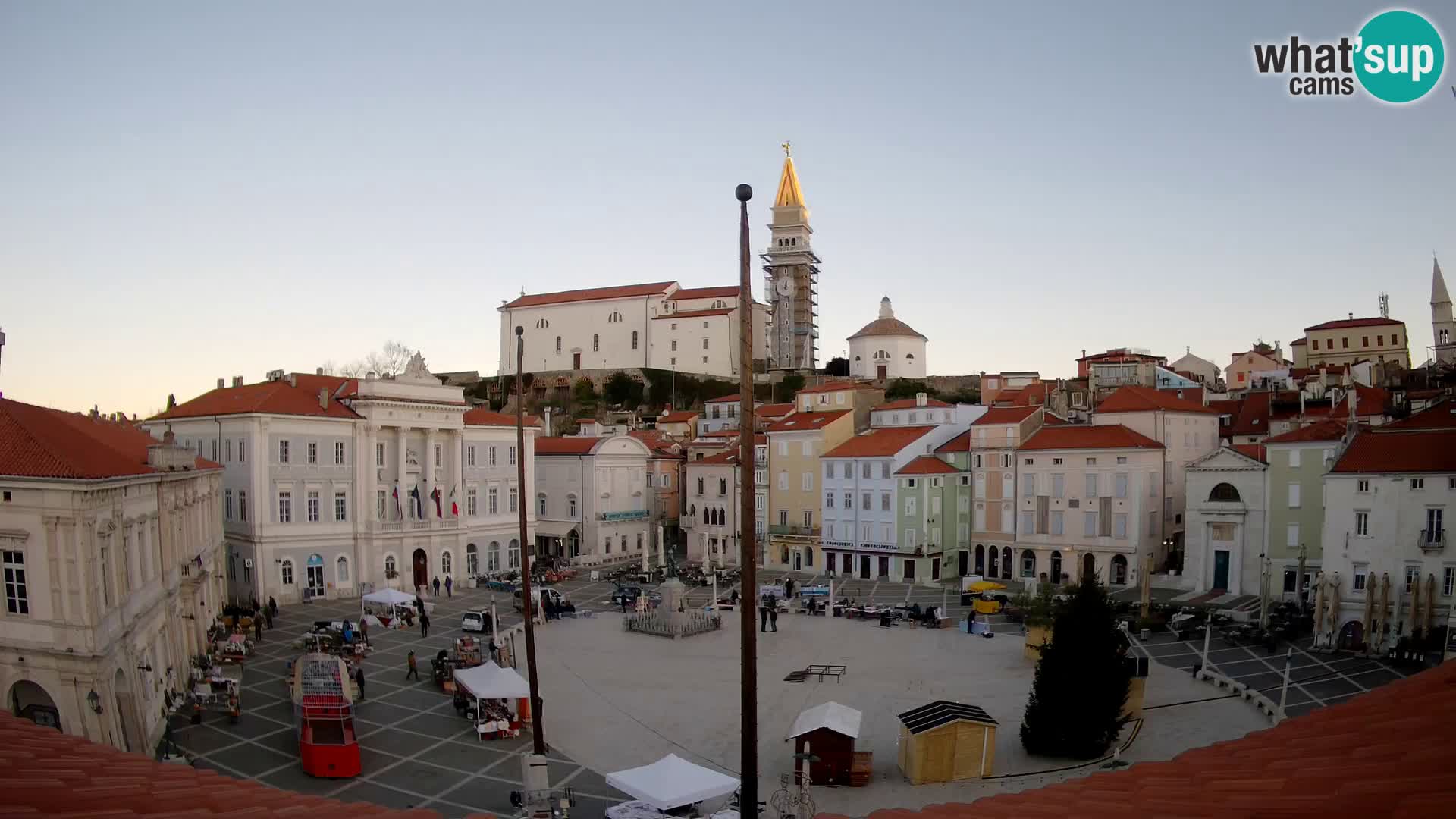 Webcam Piran – Tartini square