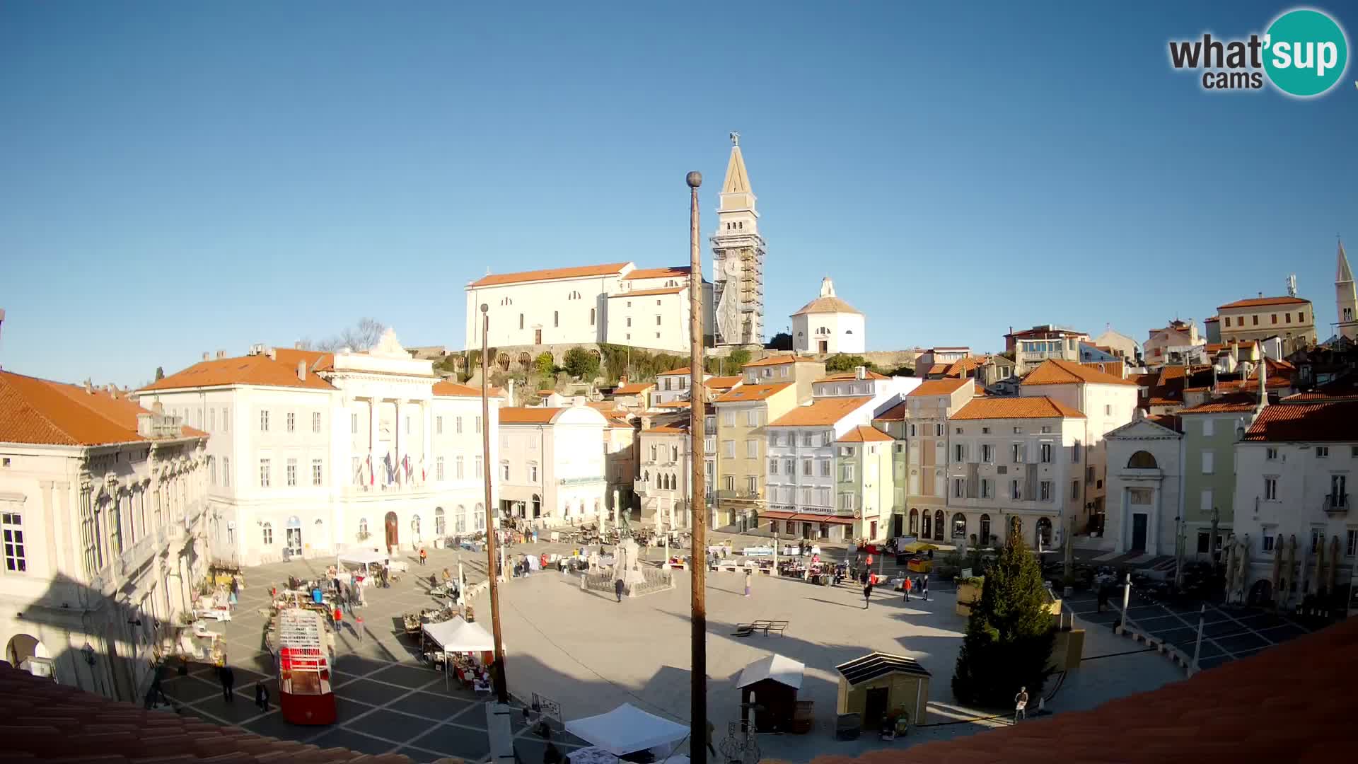 Webcam Piran – Tartini square