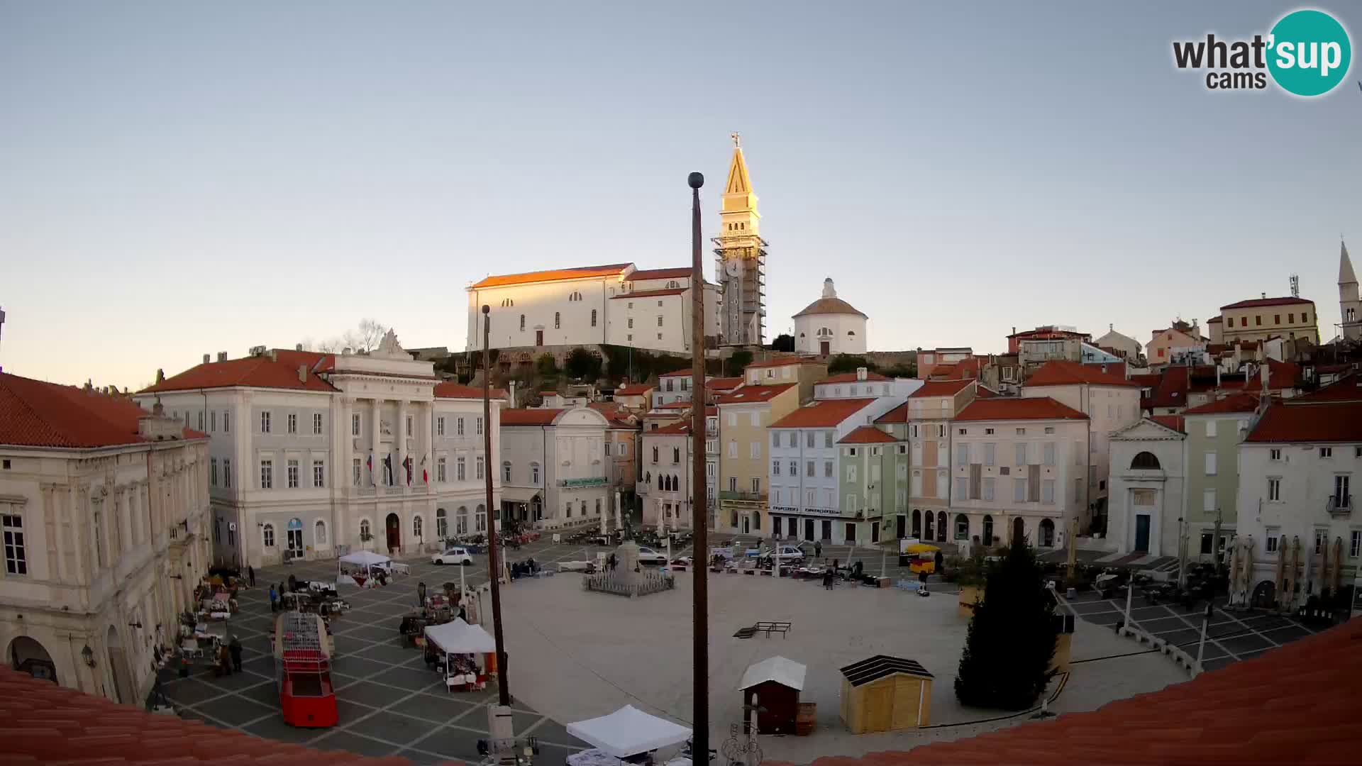 Webcam Piran – Tartini square