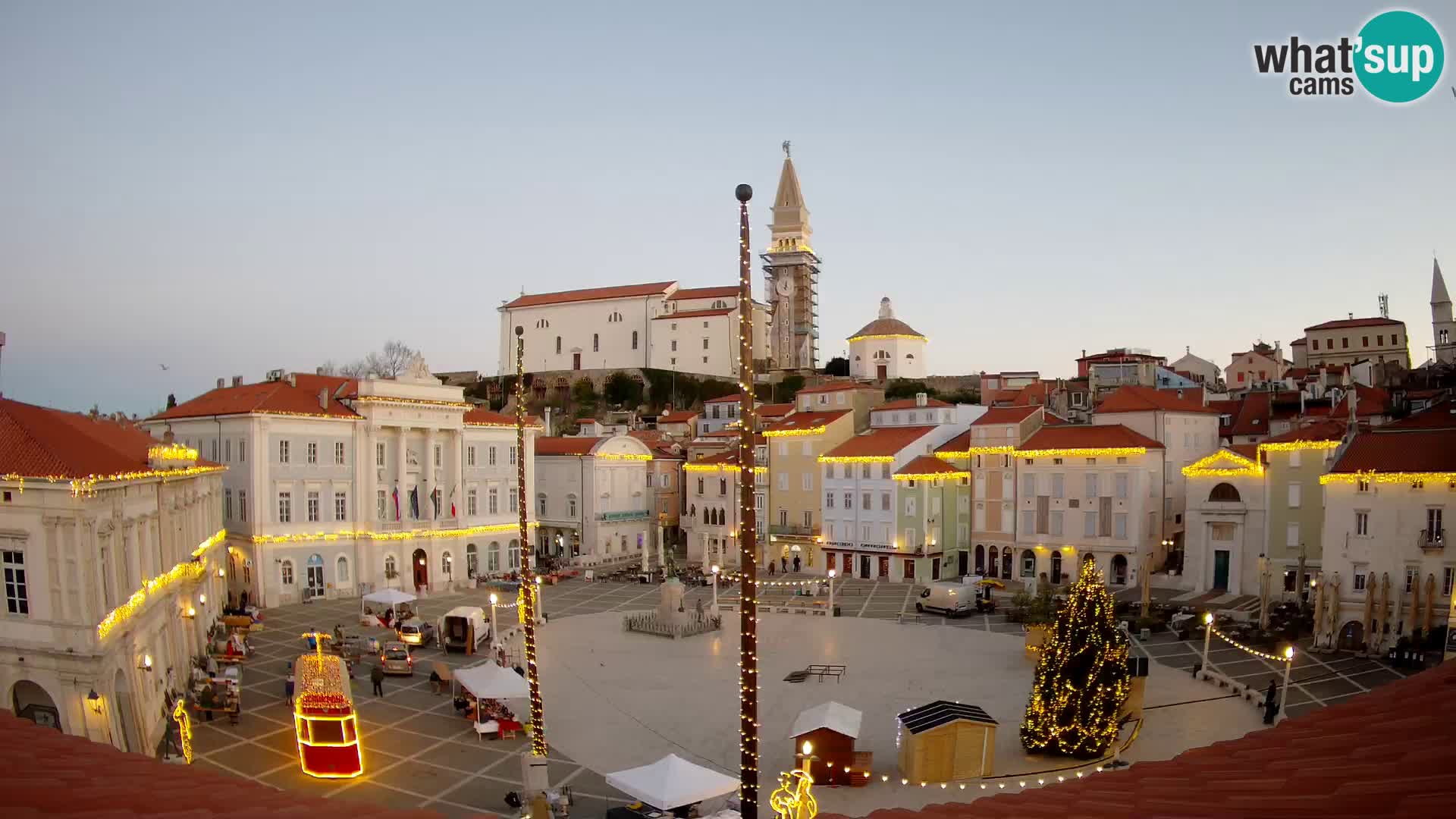 Webcam Piran – Tartini square