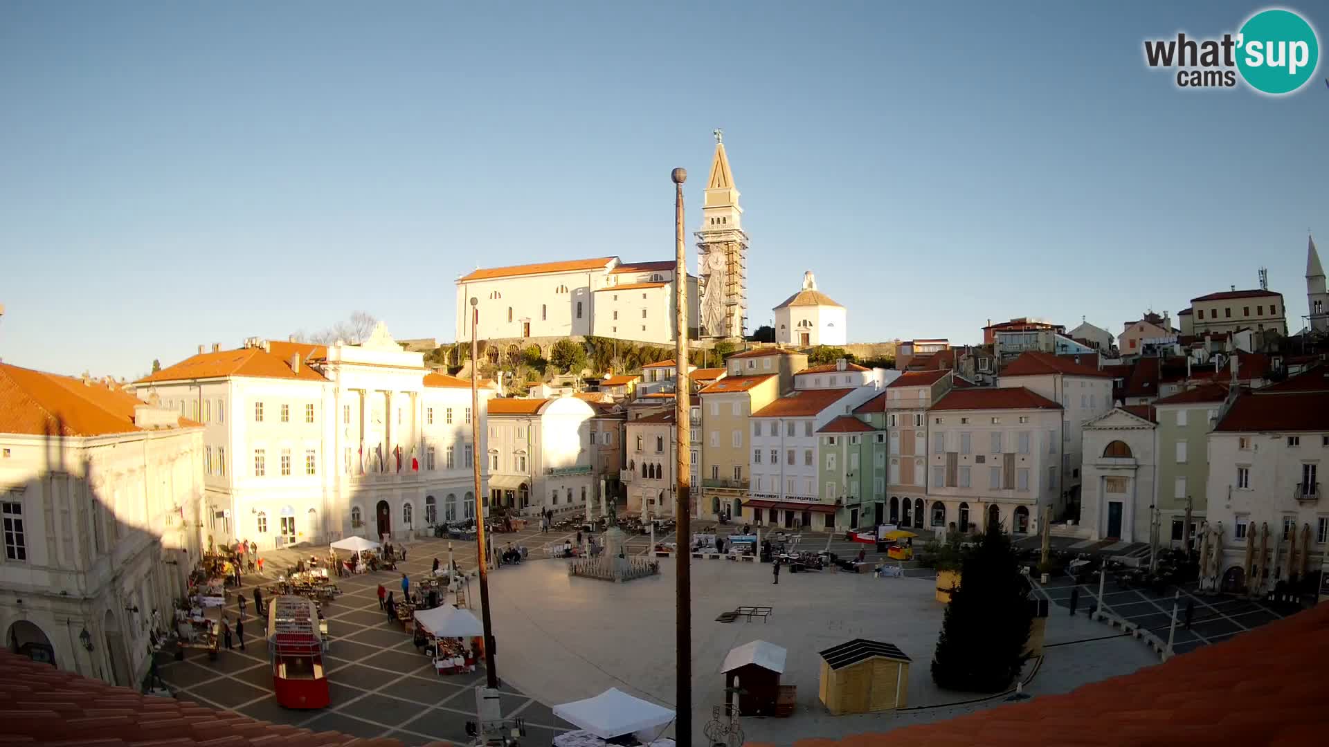 Webcam Piran – Tartini square